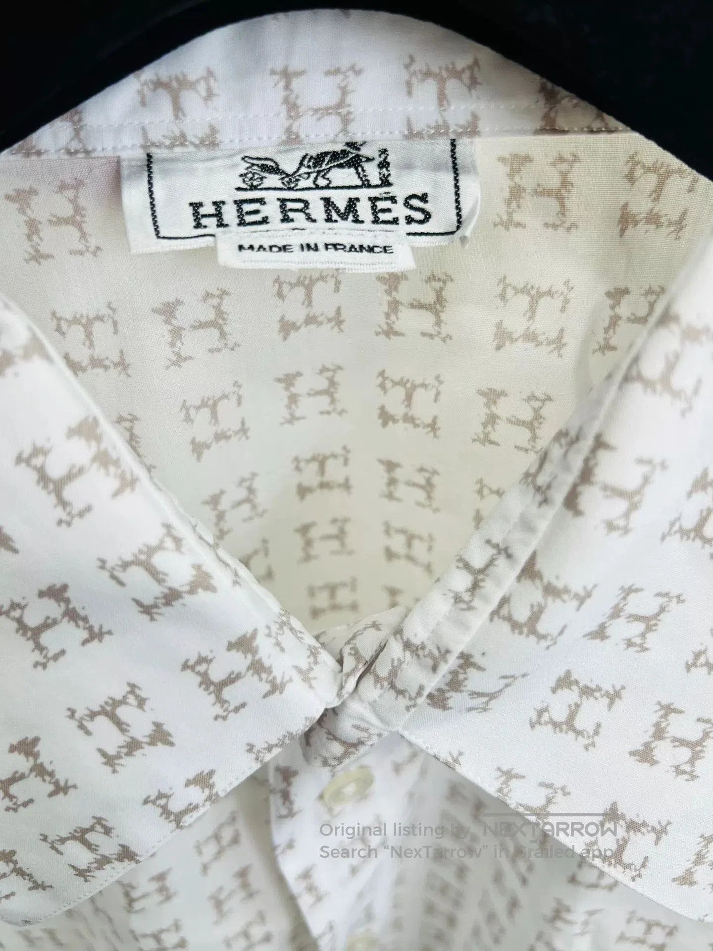 Hermes Hermes Monogram H Shirt Size 43. Size US XL / EU 56 / 4 - 3 Thumbnail