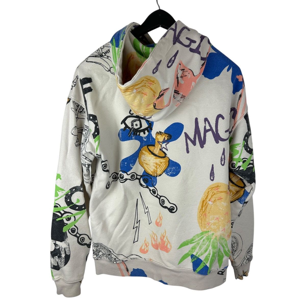 Vintage Mens Y2K No Boundaries Streetwear AOP Hoodie Size US XS / EU 42 / 0 - 2 Thumbnail