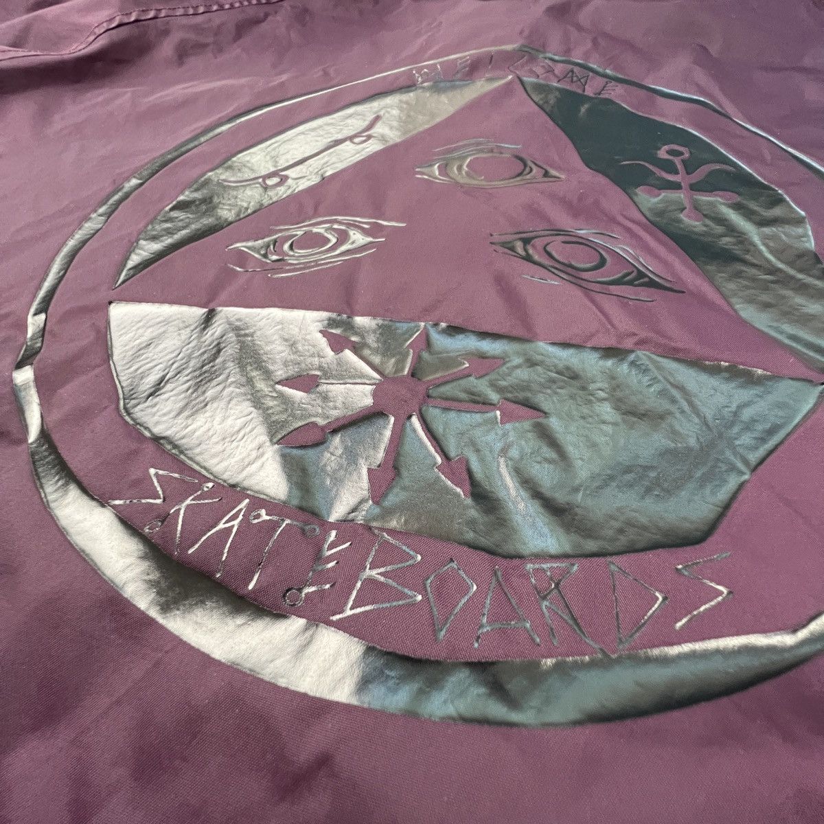 Designer × Welcome Skateboards WELCOME SKATEBOARDS Maroon Windbreaker Size US L / EU 52-54 / 3 - 8 Thumbnail