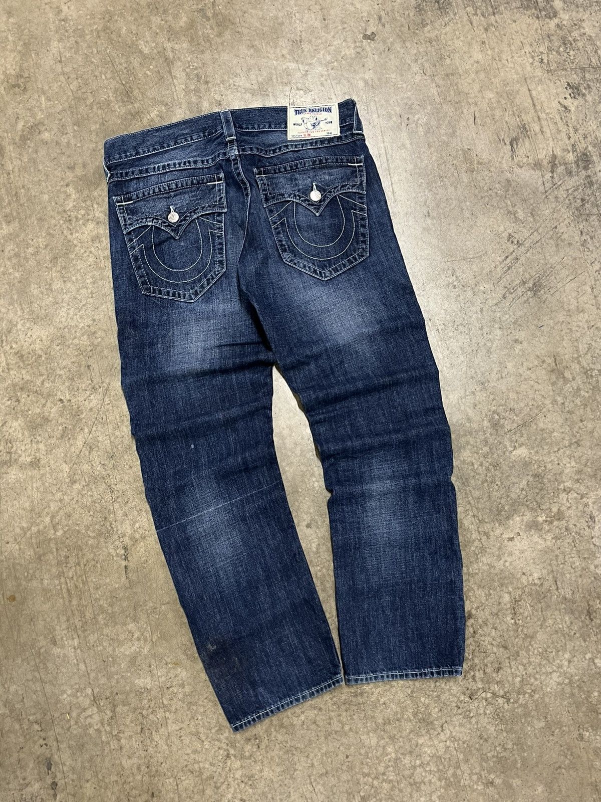 True Religion True religion baggy fit wide leg denim skater streetwear Size US 36 / EU 52 - 1 Thumbnail