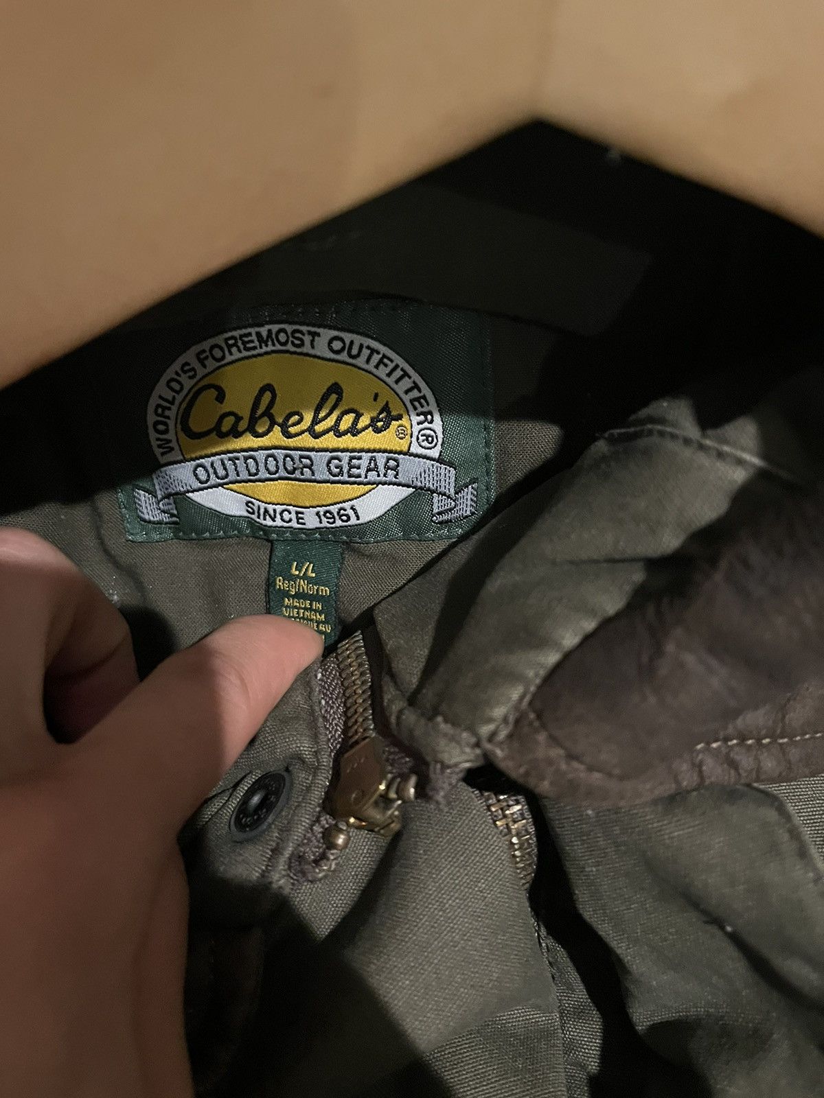 Veste De Chasse Cabela's Vintage Homme XXL - Marron Ceinturée - Multisaison