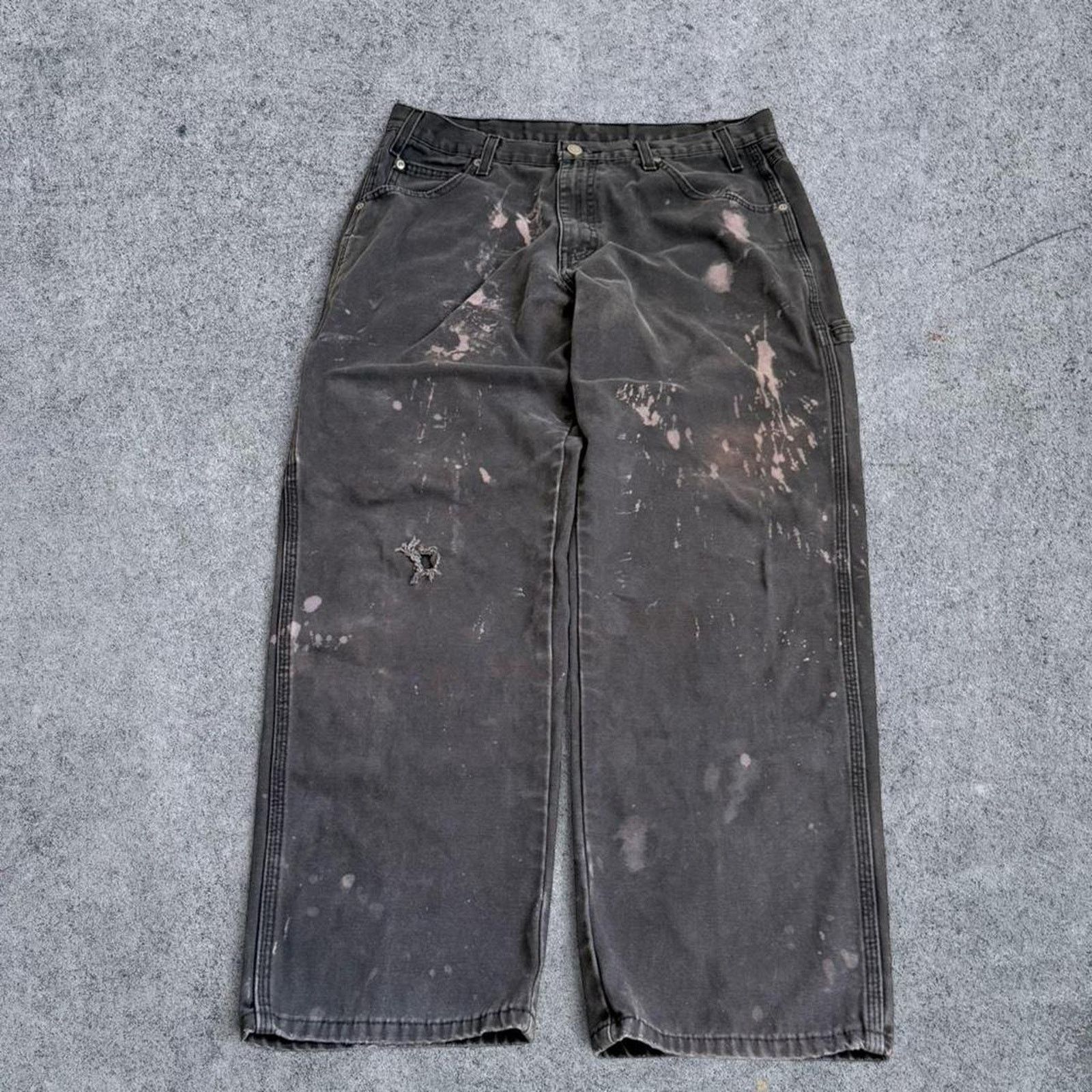 Dickies Dickies Vintage Paint Splatter Distressed Carpenter Pants Size US 34 / EU 50 - 7 Thumbnail
