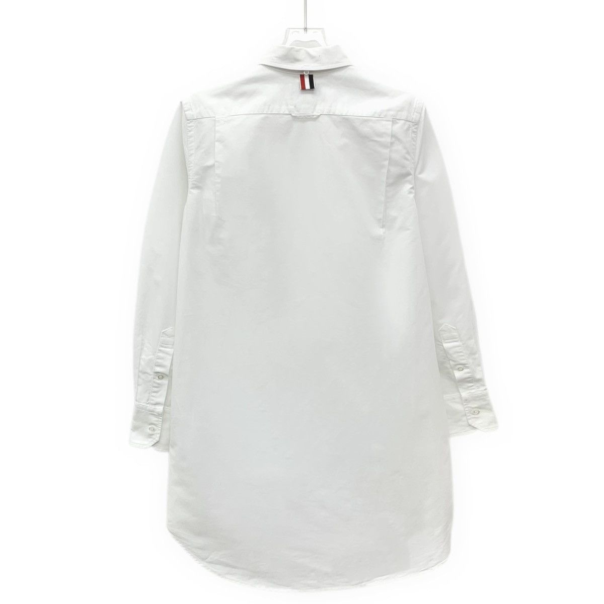 Thom Browne Thom Browne White Cotton Long Sleeve Shirt Dress K26WX Size S / US 4 / IT 40 - 2 Thumbnail
