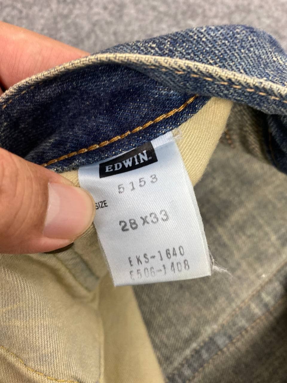 Edwin vintage edwin 505 lowrize selvedge denim Size US 32 / EU 48 - 10 Thumbnail