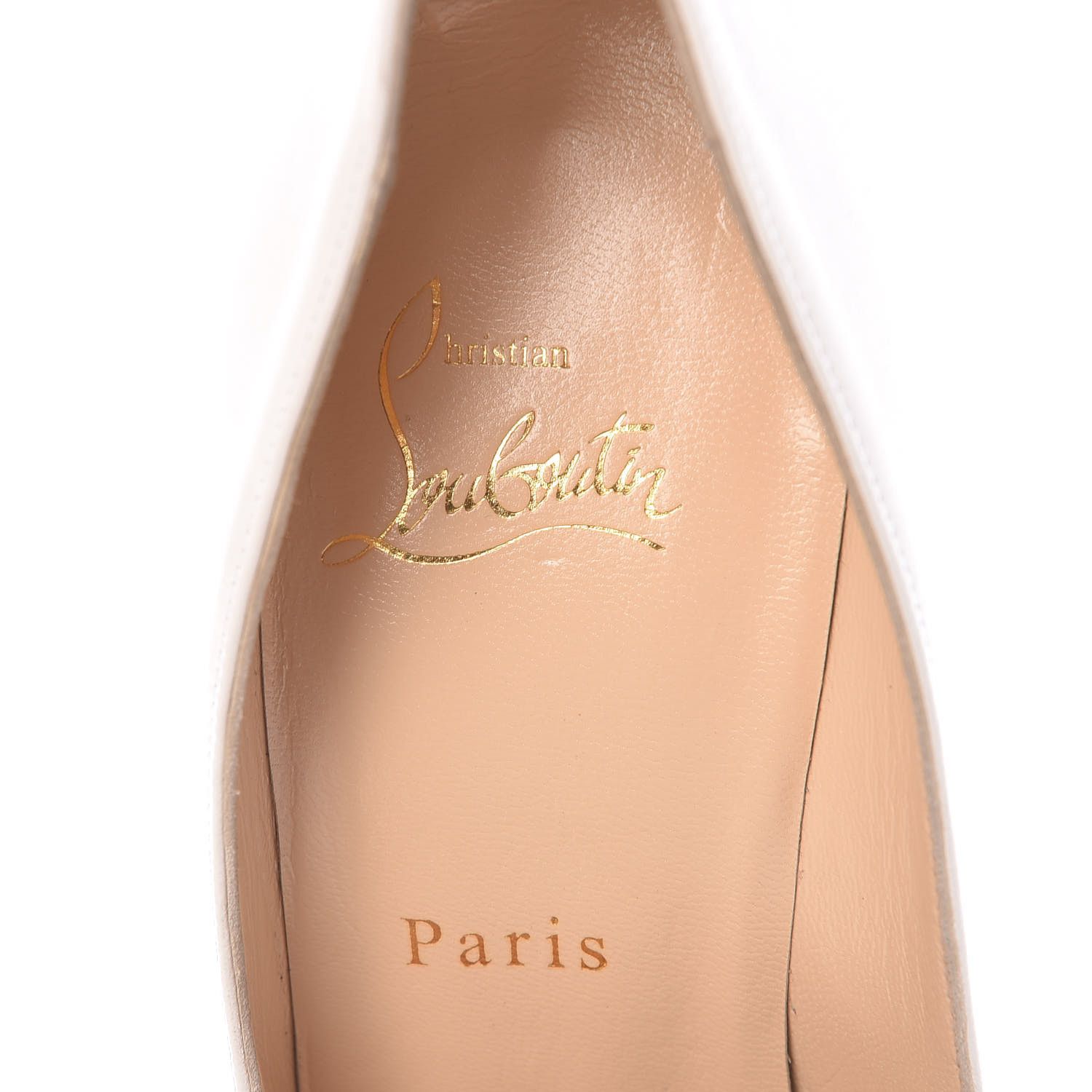 Christian Louboutin o1bcso1str0825 Kate 100 Nappa in White Size US 5 / IT 35 - 4 Thumbnail