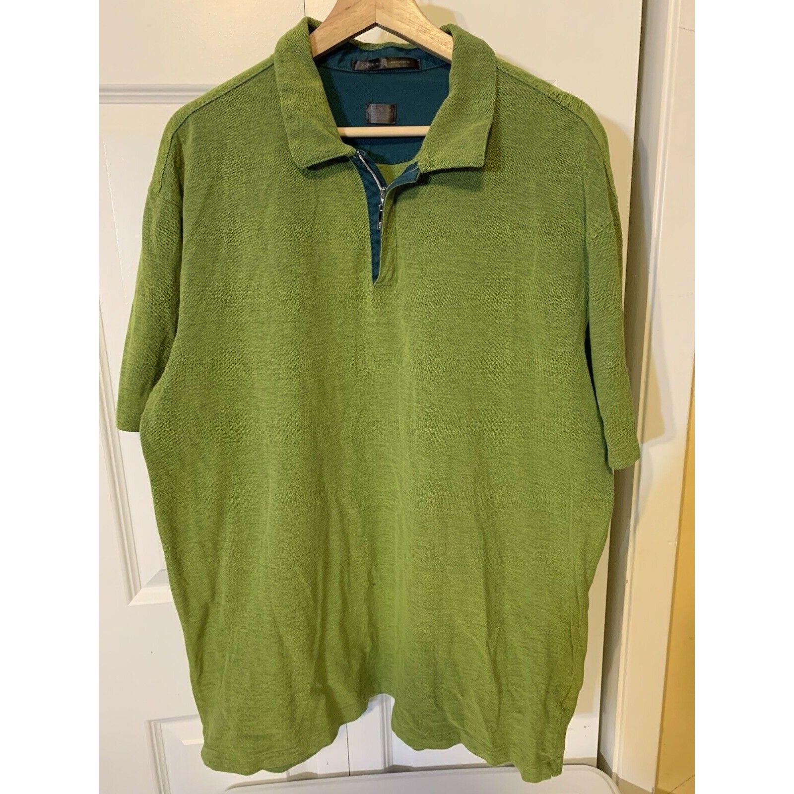 Tiger Woods Tiger Woods Green Men’s Sz XL 1/4 zip Polo Shirt Size US XL / EU 56 / 4 - 3 Thumbnail