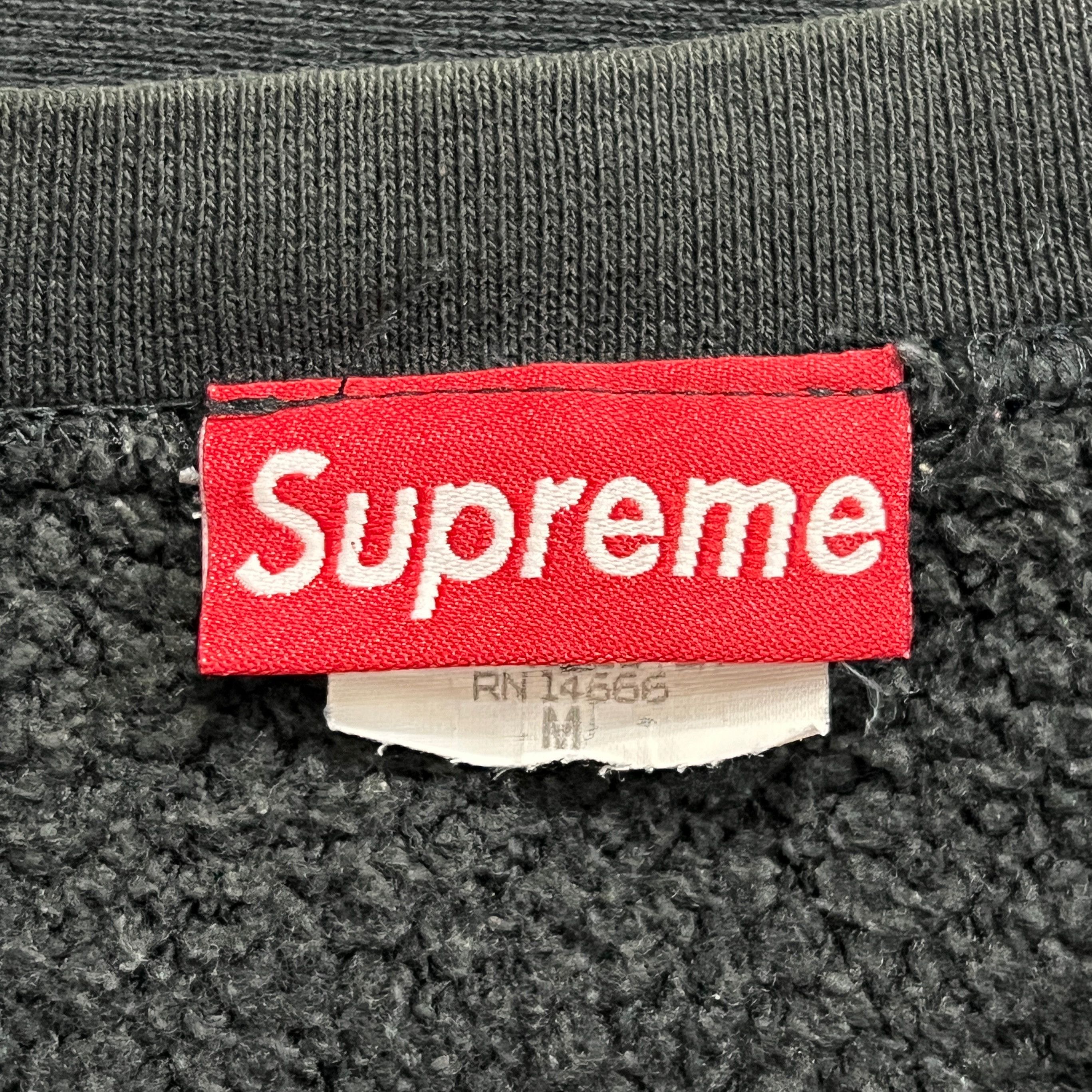 Supreme Supreme 90s Arc Logo CrewNeck Black Size US M / EU 48-50 / 2 - 5 Thumbnail