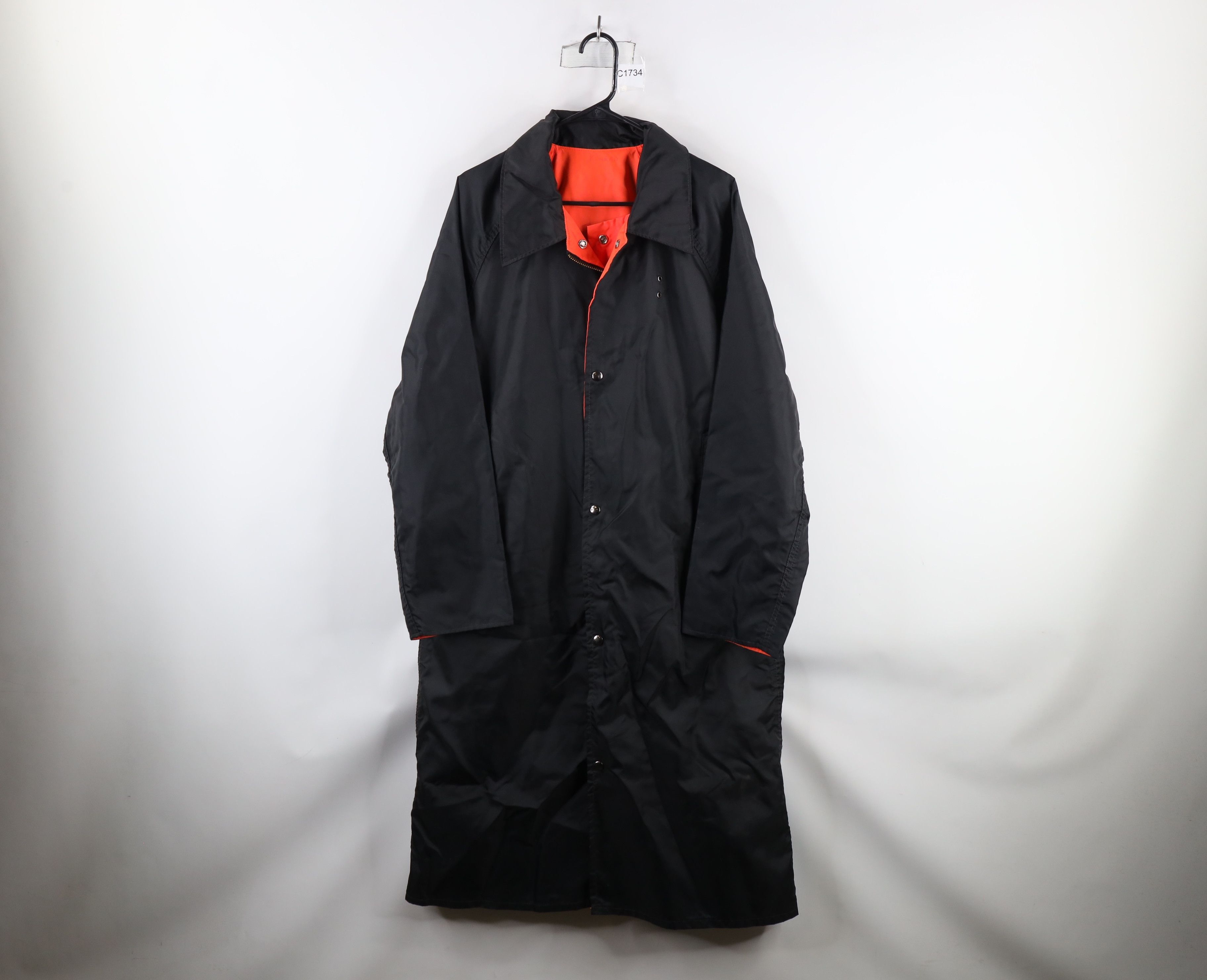 Vintage Vintage 70s Streetwear Reversible Rain Coat Jacket USA Size US M / EU 48-50 / 2 - 1 Thumbnail
