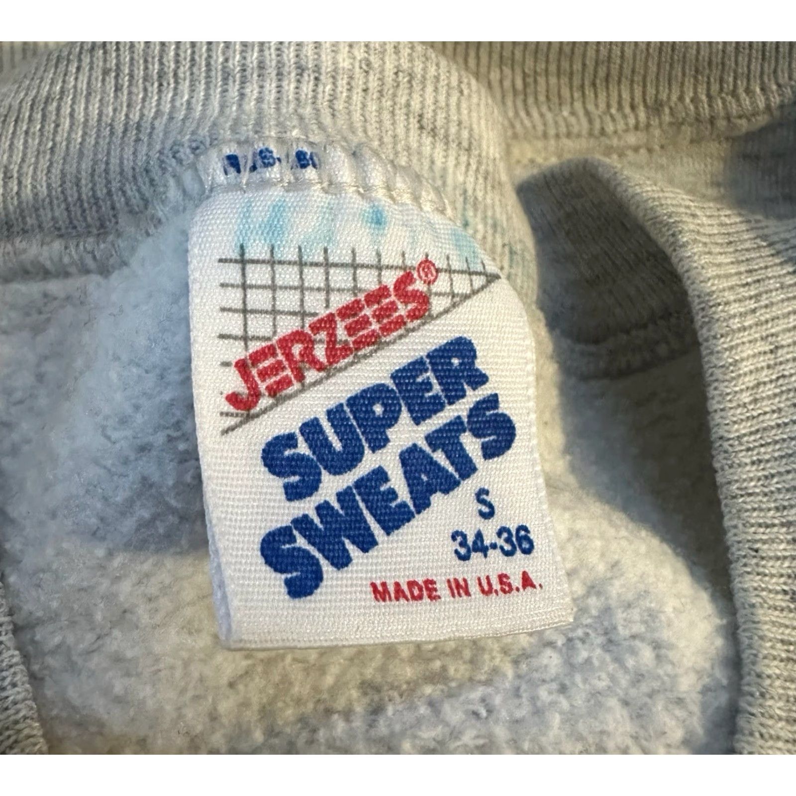 Jerzees vintage St Jude Jerzees Sweatshirt Mens S Gray 90s Plaid Logo Made in USA Whe Size US S / EU 44-46 / 1 - 5 Thumbnail