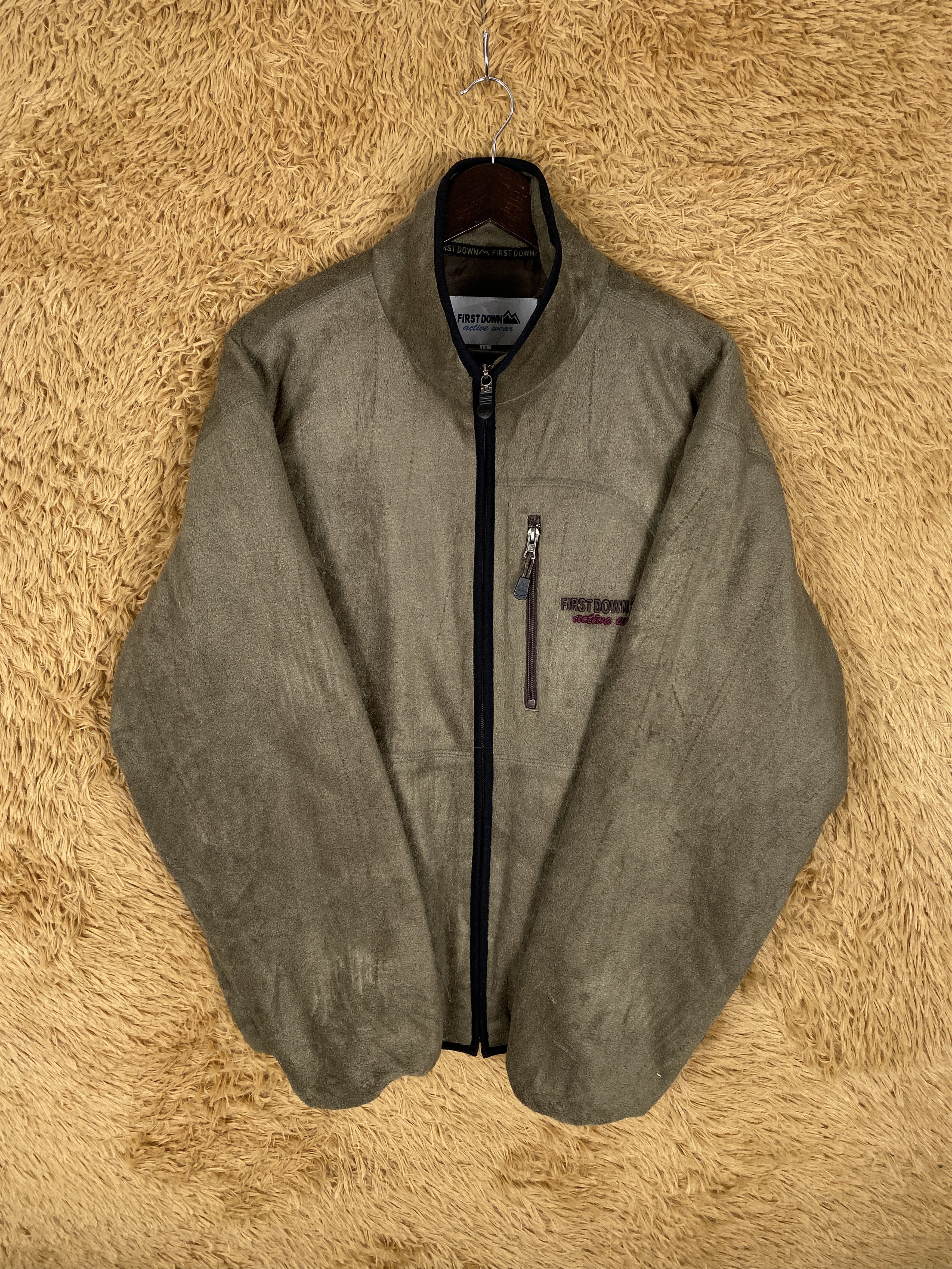 Japanese Brand Vintage First Down Fleece Jacket J2330 Size US M / EU 48-50 / 2 - 5 Thumbnail