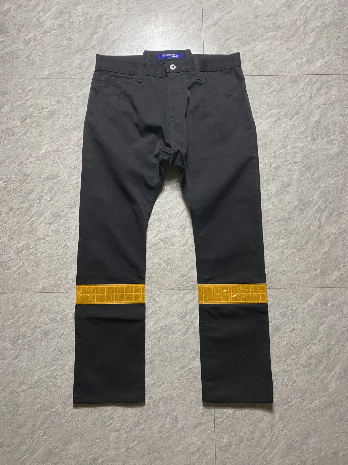 JUNYA WATANABE MAN FW/18 REFLECTORIZE LEATHER POCKET PANTS