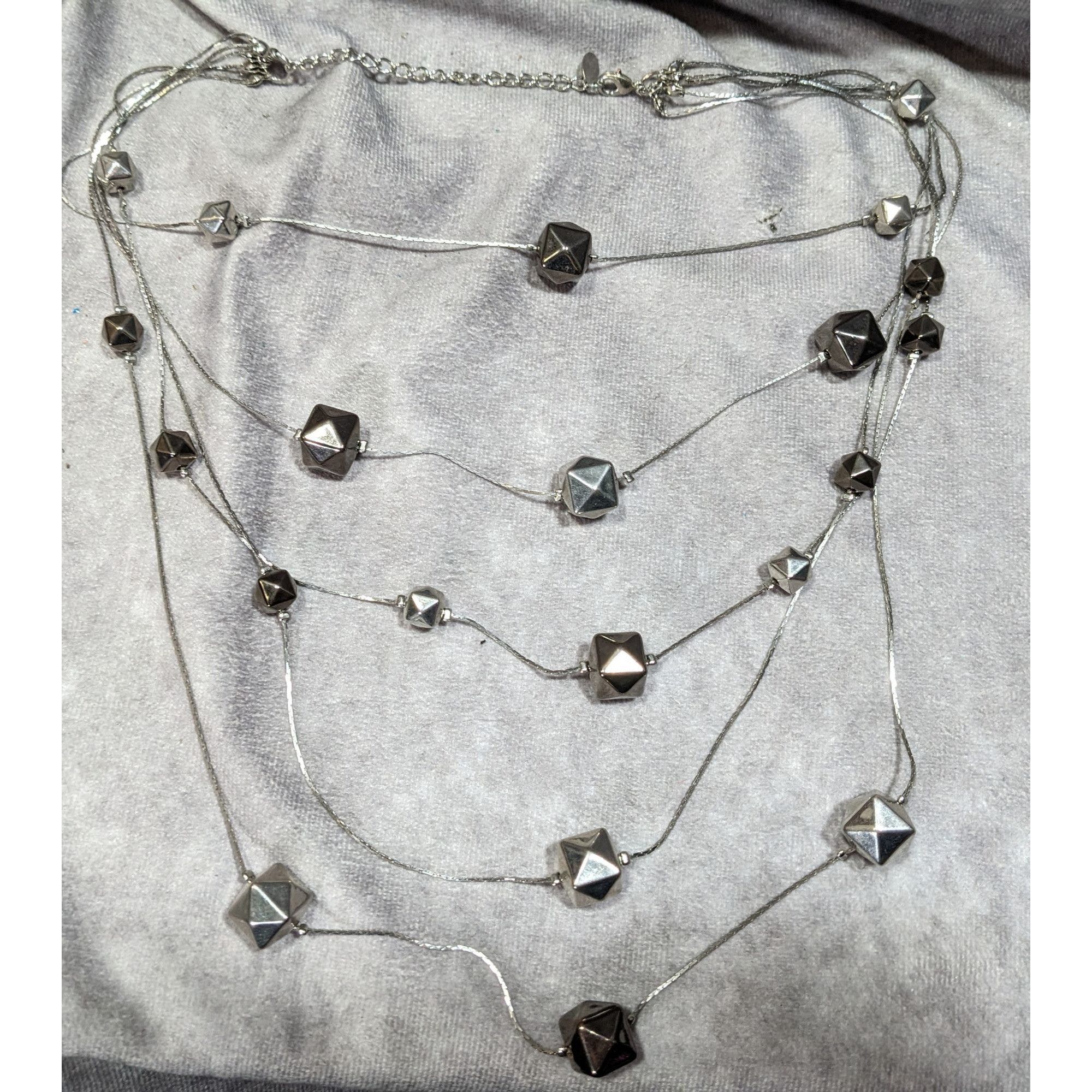 Other Ali-Khan New York Modern Layered Geometric Beaded Metallic N Size ONE SIZE - 5 Thumbnail
