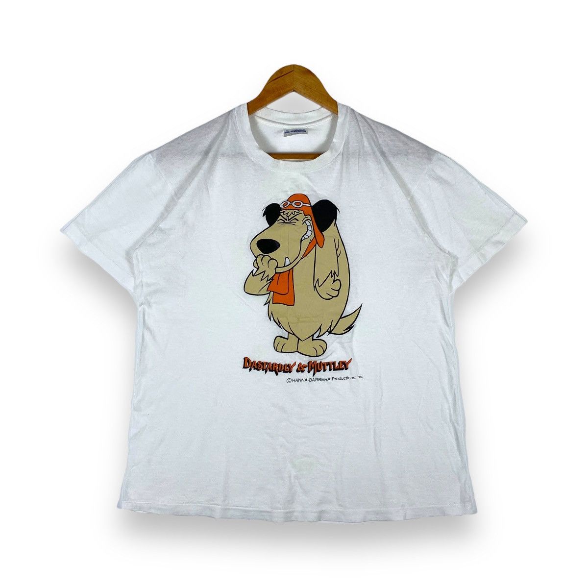 Vintage VINTAGE 90's DASTARDLY & MUTTLEY HANNA BARBERA CARTOON TEE Size US L / EU 52-54 / 3 - 1 Thumbnail