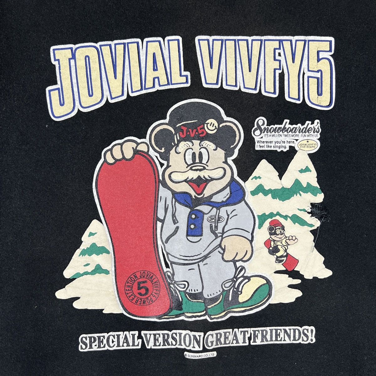 Vintage 🔥 VINTAGE JOVIAL VIVFV5 SNOWBOARDS SWEATSHIRT MADE IN USA Size US L / EU 52-54 / 3 - 7 Thumbnail