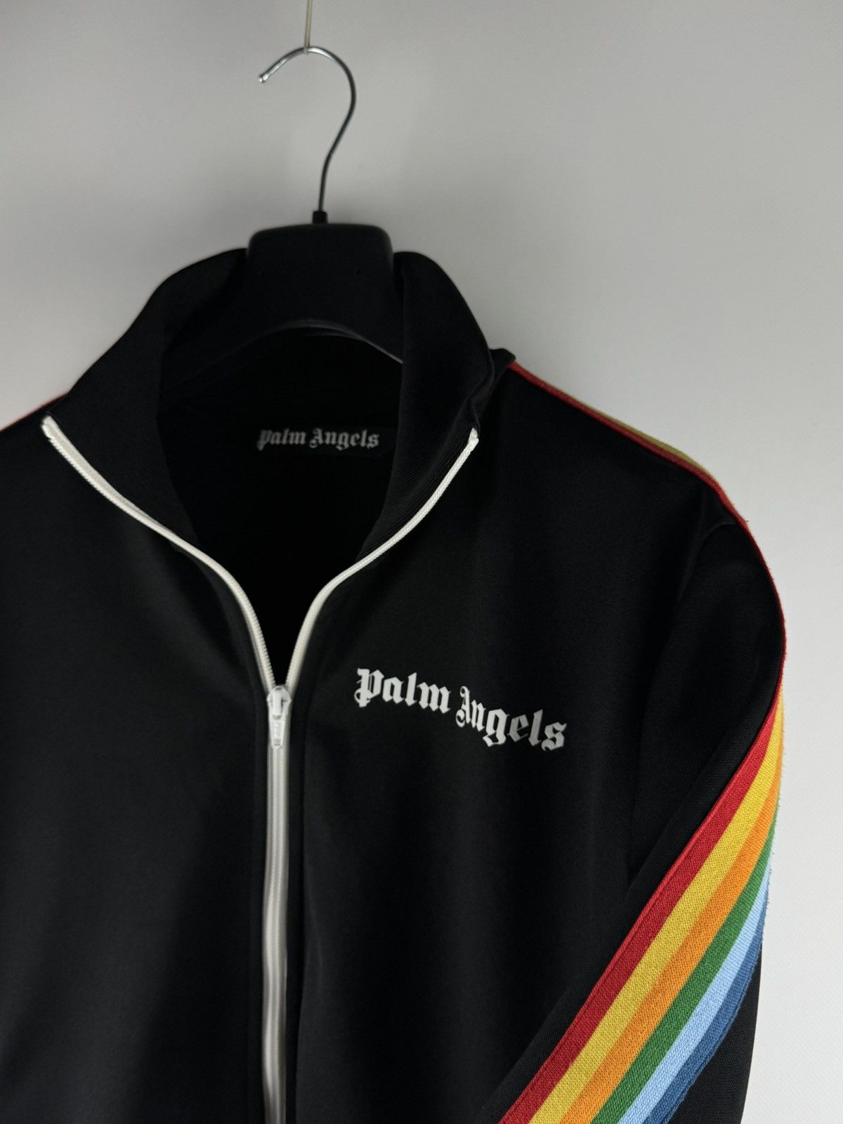 Palm Angels Palm Angels Track Jacket - Raindow Black Size US S / EU 44-46 / 1 - 2 Thumbnail