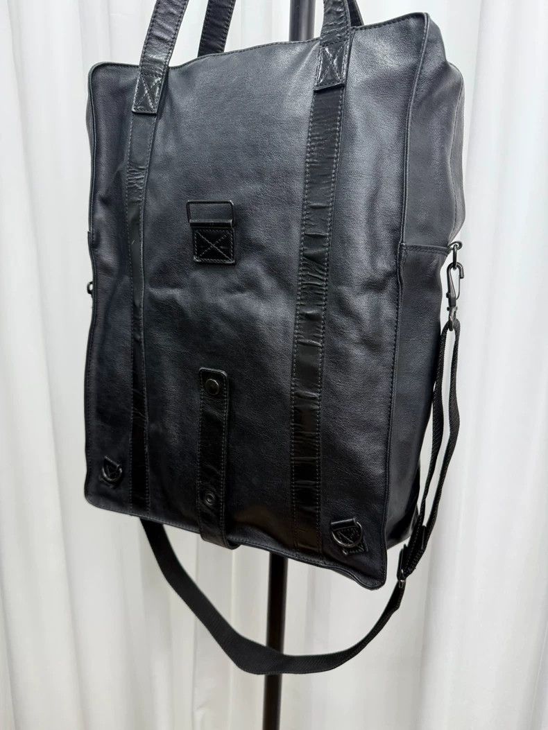 Yohji Yamamoto yohji yamamoto Waxed handbag satchel bag 2504-Nextarrow Size ONE SIZE - 6 Thumbnail