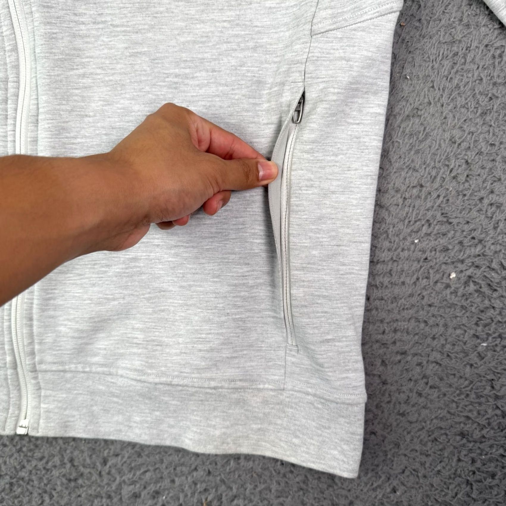 Lululemon Lululemon City Sweat Hoodie Mens L Light Gray Full Zip Miami Dolphins NFL M3CNRS Size US L / EU 52-54 / 3 - 5 Thumbnail