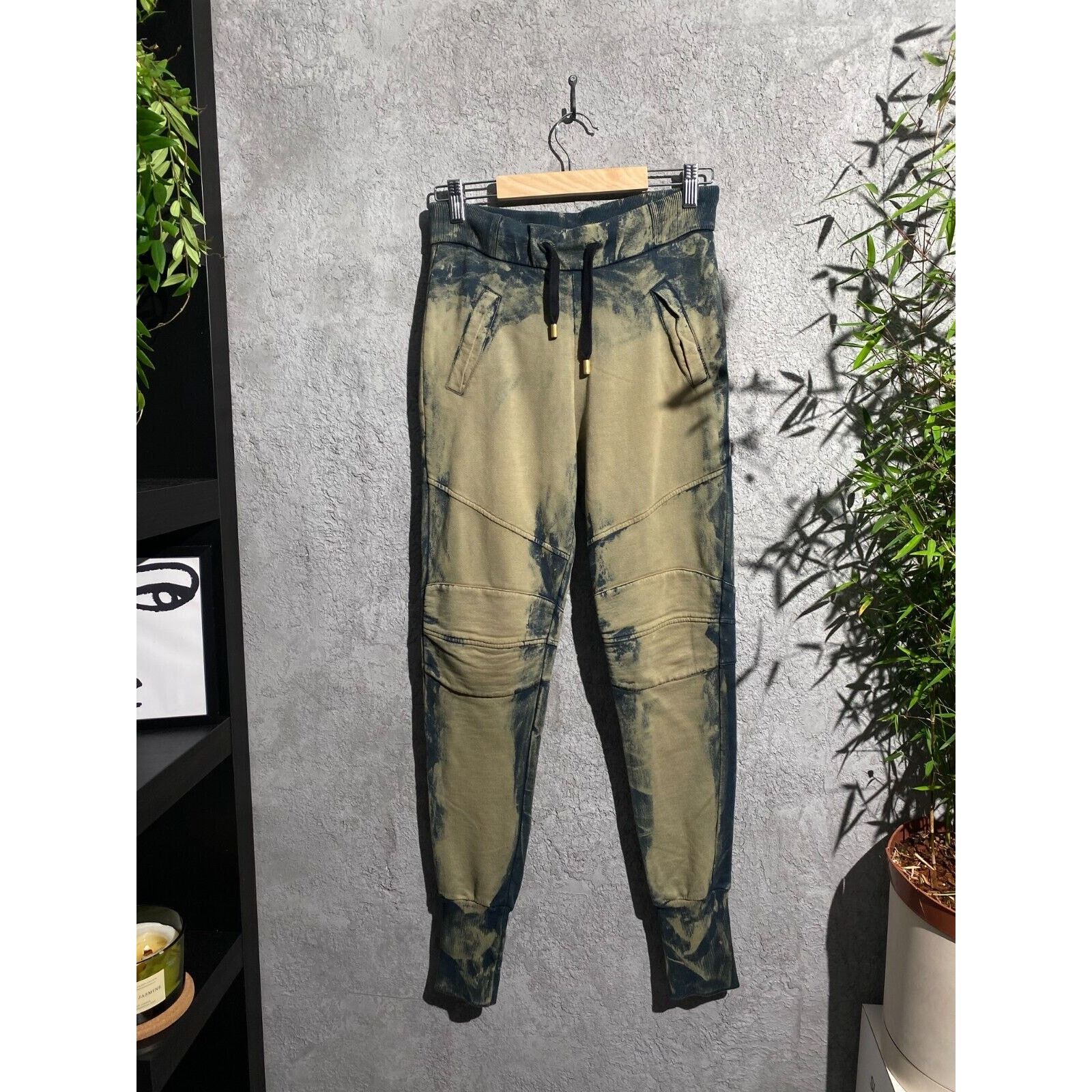 image of Archival Clothing VTG Pierre Balmain Tie Dye Sweatpants Archive Size S / 34 in Beige, Men's