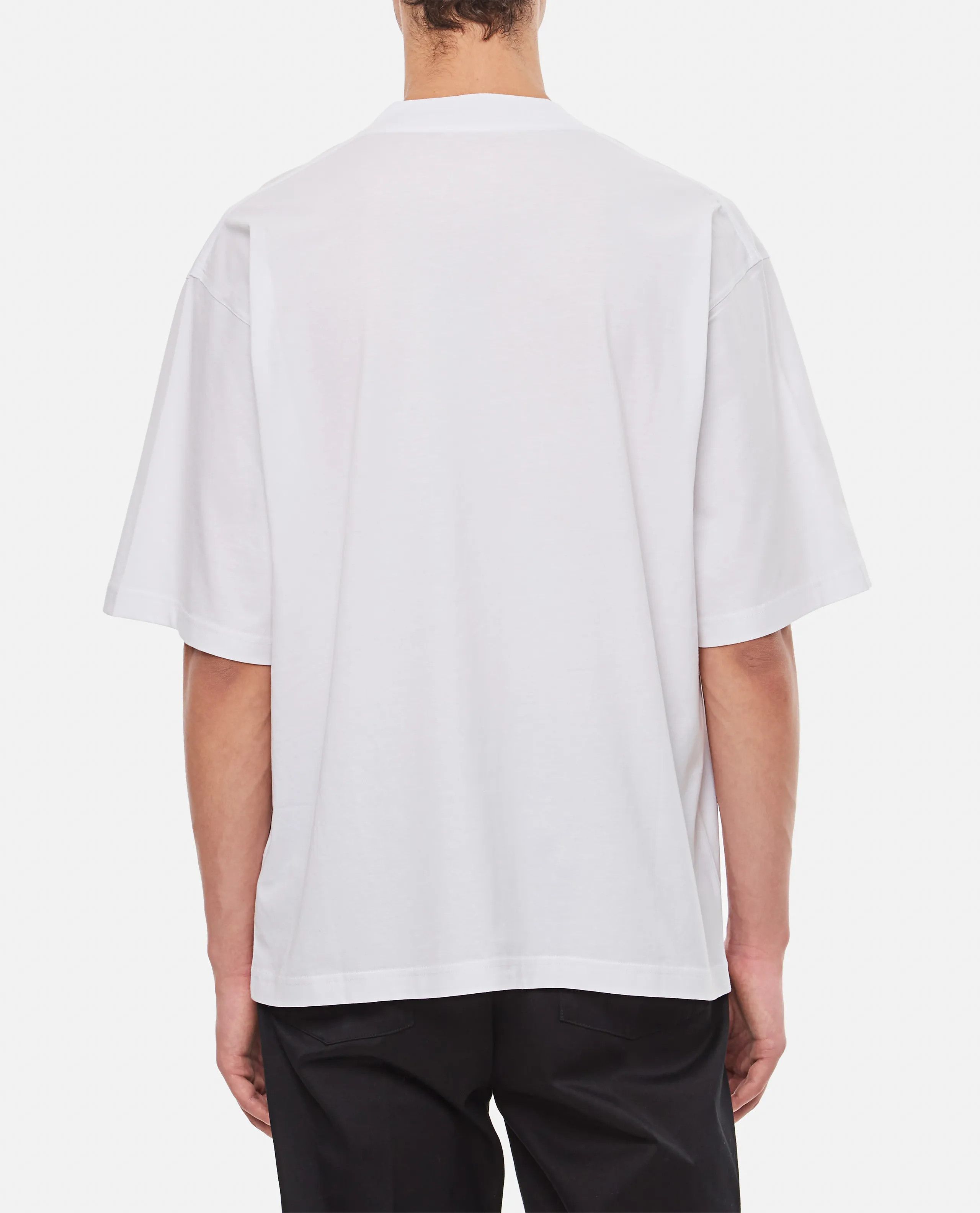 Marni o1s22i1n0924 Organic Short Sleeve T-Shirt in White Size US M / EU 48-50 / 2 - 3 Thumbnail