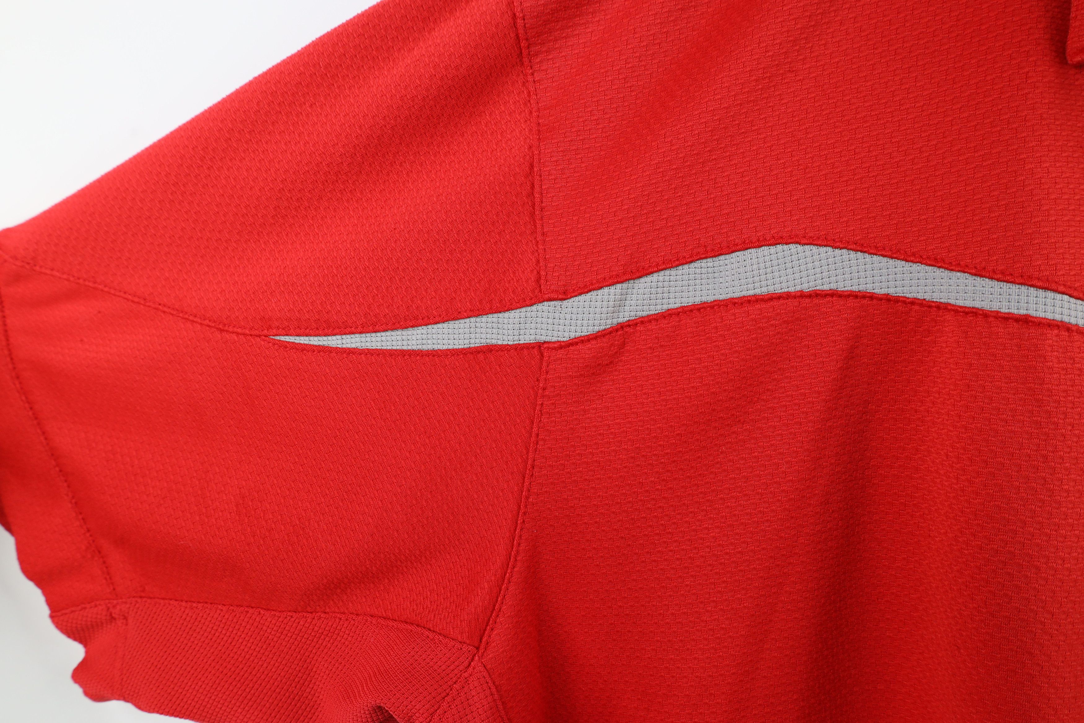 Nike × Vintage Vintage Nike Mini Swoosh Ohio State University Polo Shirt Size US L / EU 52-54 / 3 - 9 Thumbnail