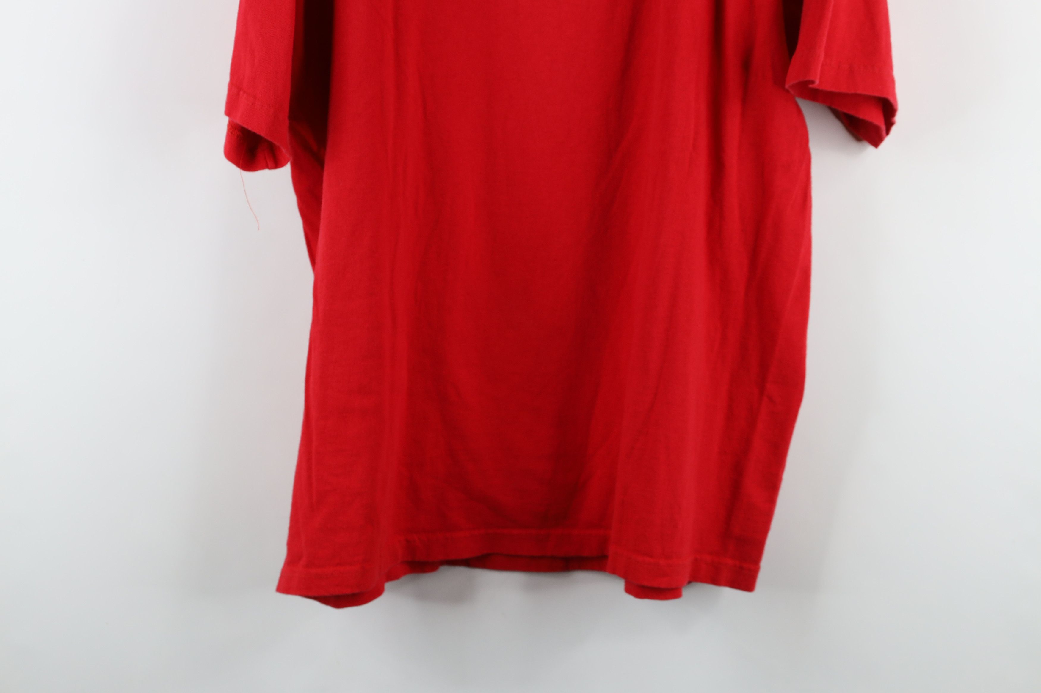 Nautica × Vintage Vintage 90s Nautica Baggy Fit Cotton T-Shirt Red USA Size US L / EU 52-54 / 3 - 13 Thumbnail