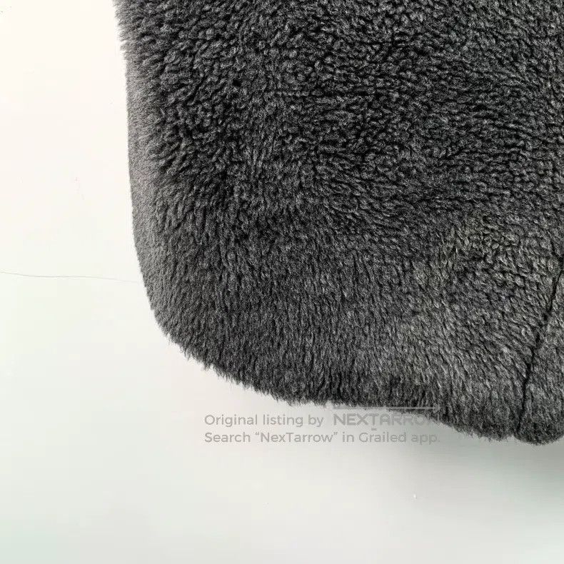 Max Mara Max Mara Dark Gray Teddy Sheep Wool Lapel Double Breasted Size M / US 6-8 / IT 42-44 - 4 Thumbnail
