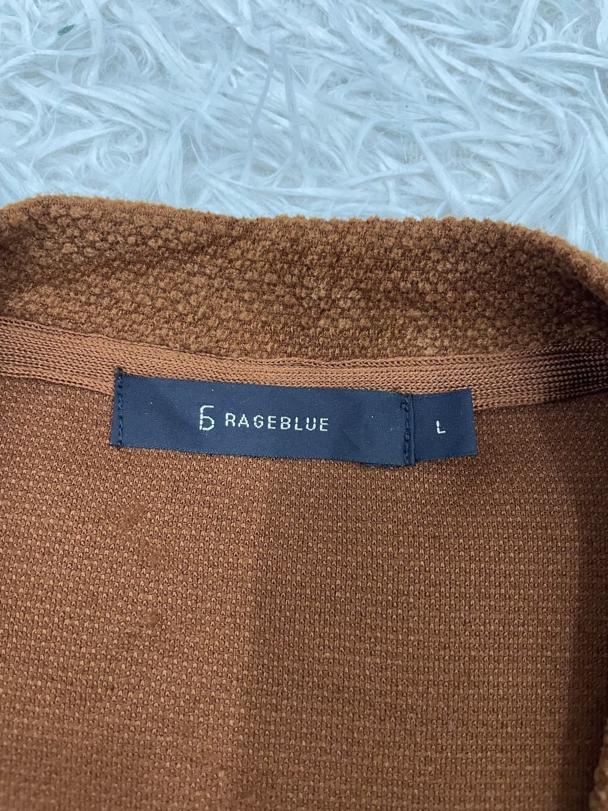 RAGEBLUE Rageblue Brown Cardigan Size US L / EU 52-54 / 3 - 7 Thumbnail