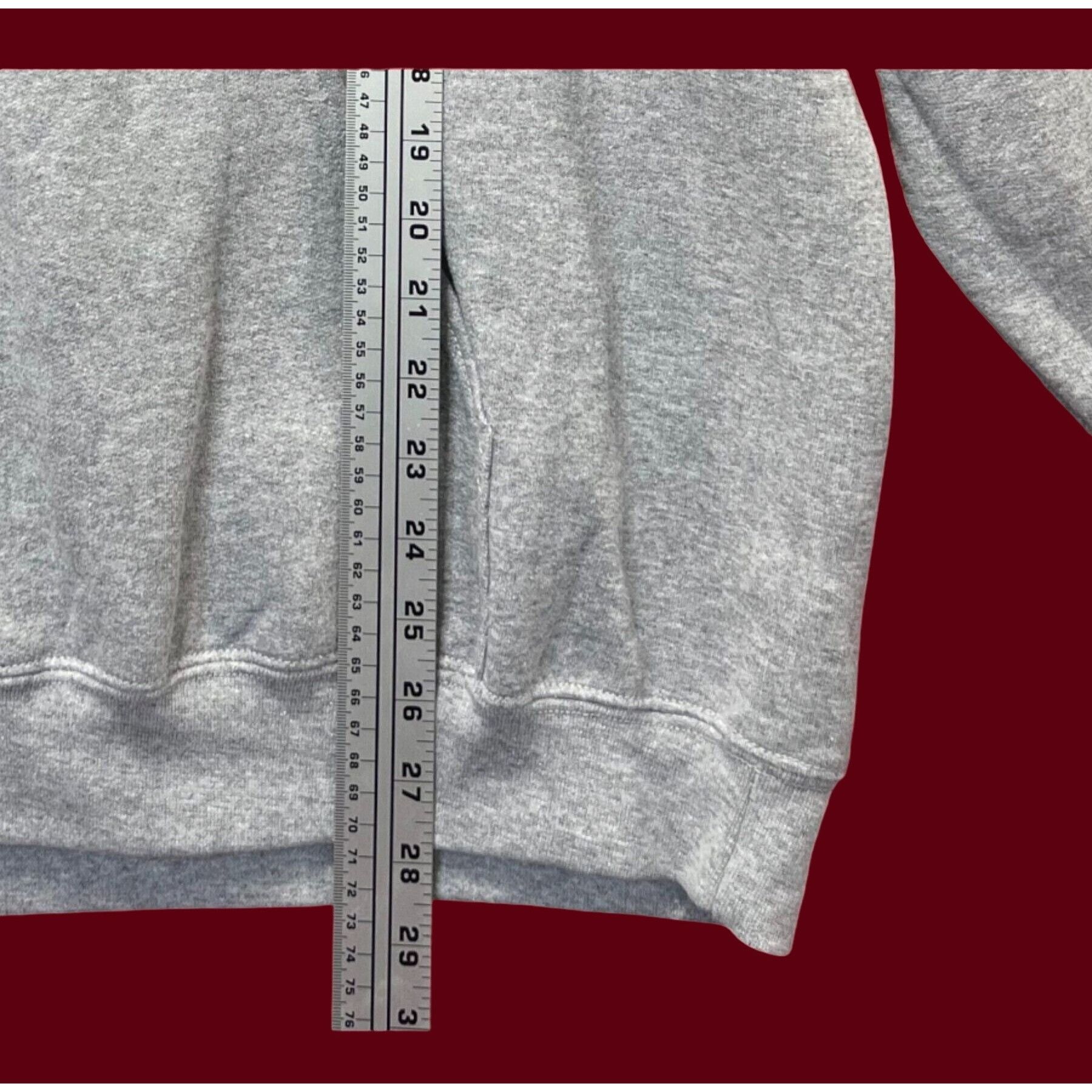 Gildan Gildan - Men's Long Sleeve Hooded Sweatshirt - Grey - Medium Size US M / EU 48-50 / 2 - 6 Thumbnail