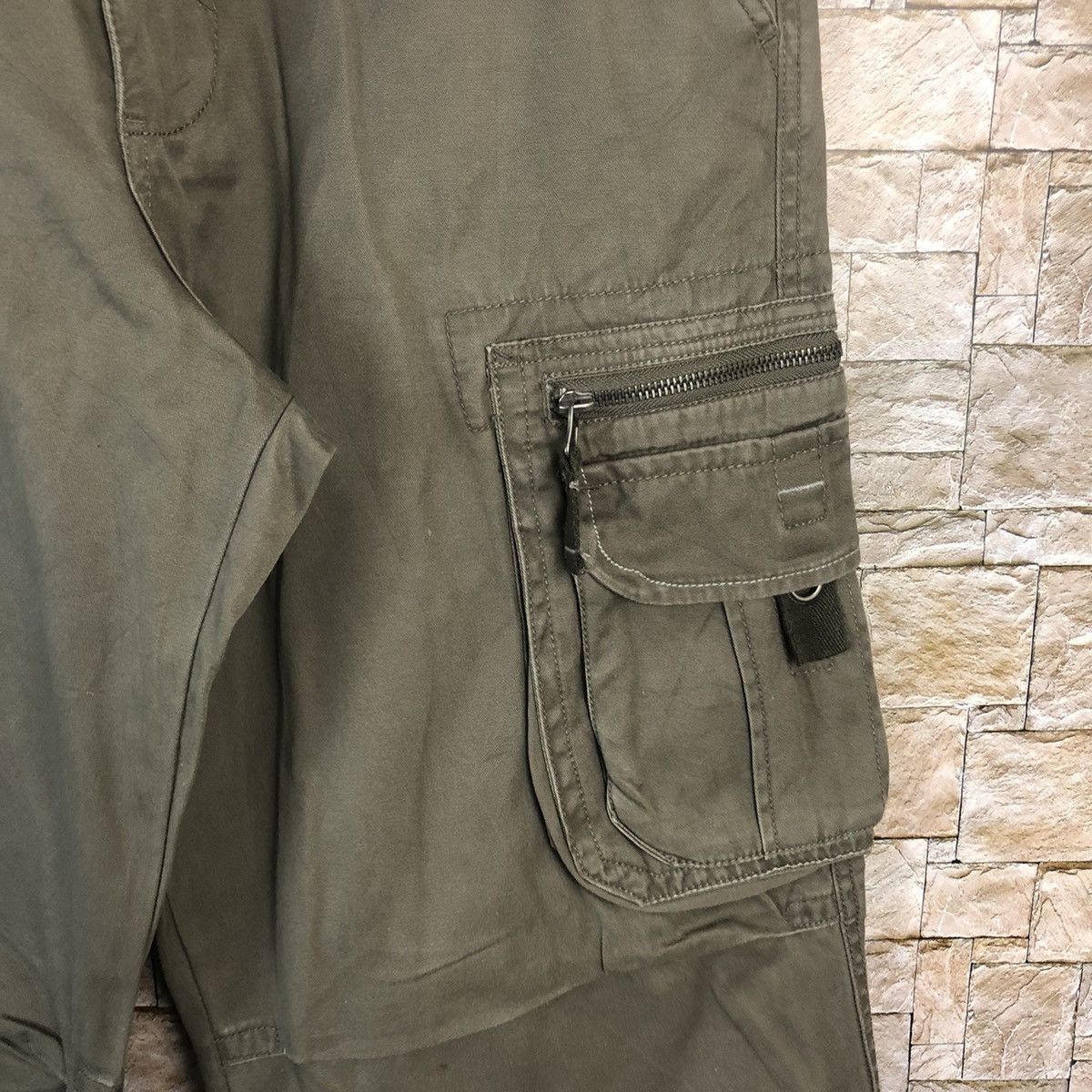 Japanese Brand Vache Brown Cargo Multipocket Pants #A110 Size US 32 / EU 48 - 11 Thumbnail
