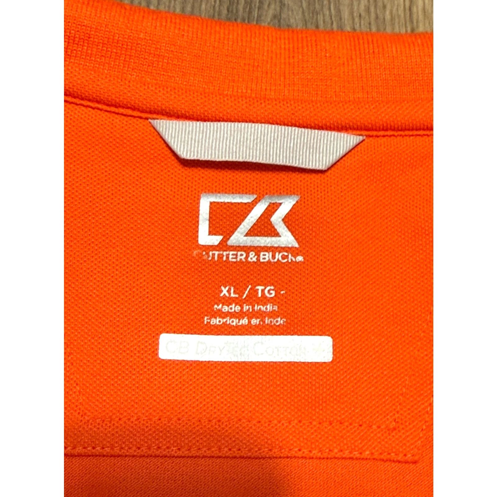 Cutter & Buck Cutter & Buck Shirt Men's Polo Shirt Size XL Orange Short Sleeve Size US XL / EU 56 / 4 - 6 Thumbnail