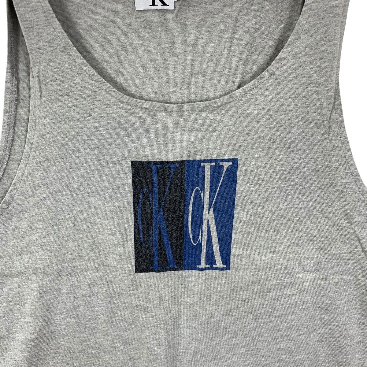 Calvin Klein Vintage CALVIN KLEIN CK New York Box Logo Tank Top Tee Size M / US 6-8 / IT 42-44 - 5 Thumbnail
