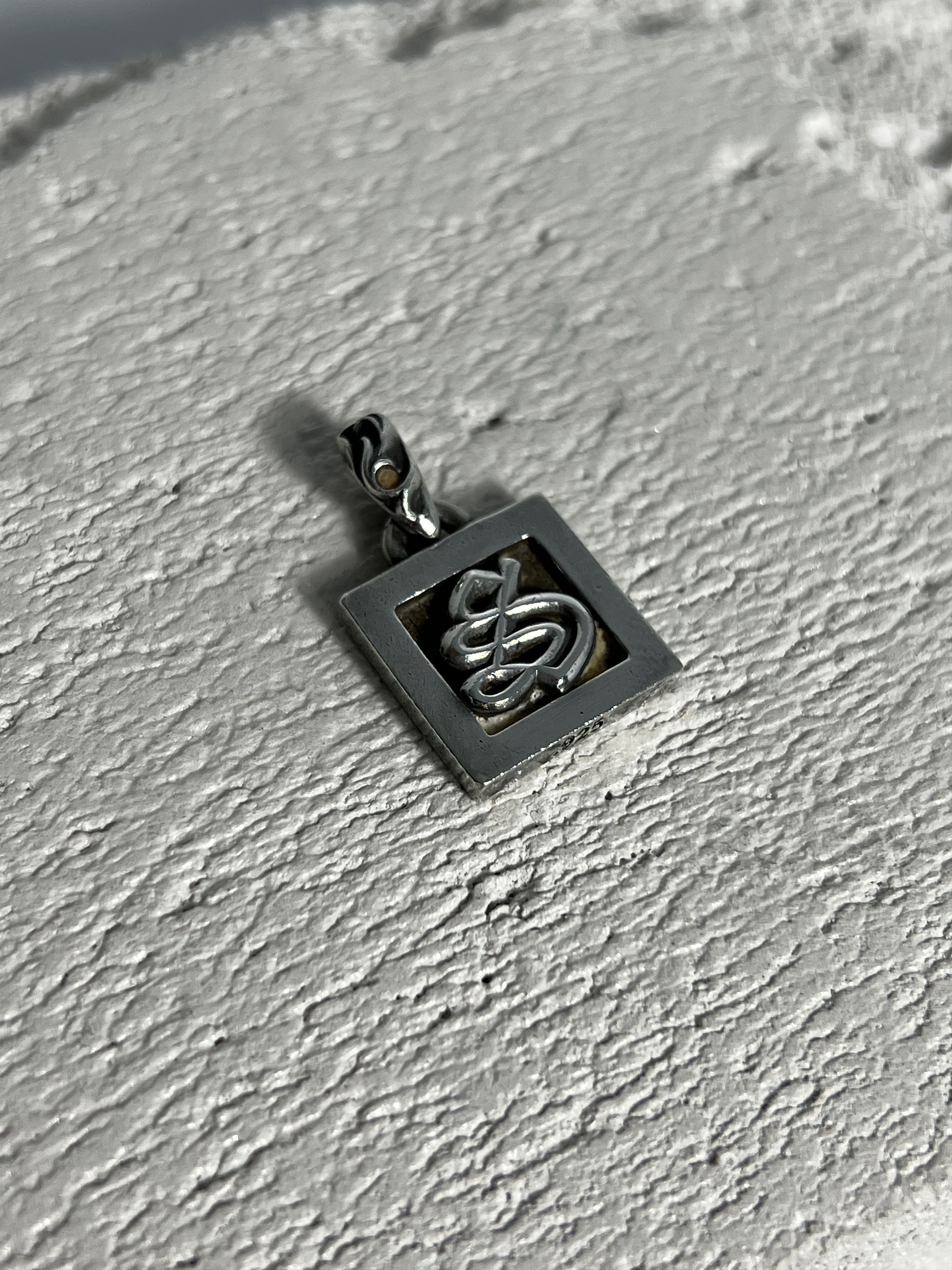 Chrome Hearts Chrome Hearts CH Square Pendant 2002 .925 Silver Size ONE SIZE - 2 Thumbnail