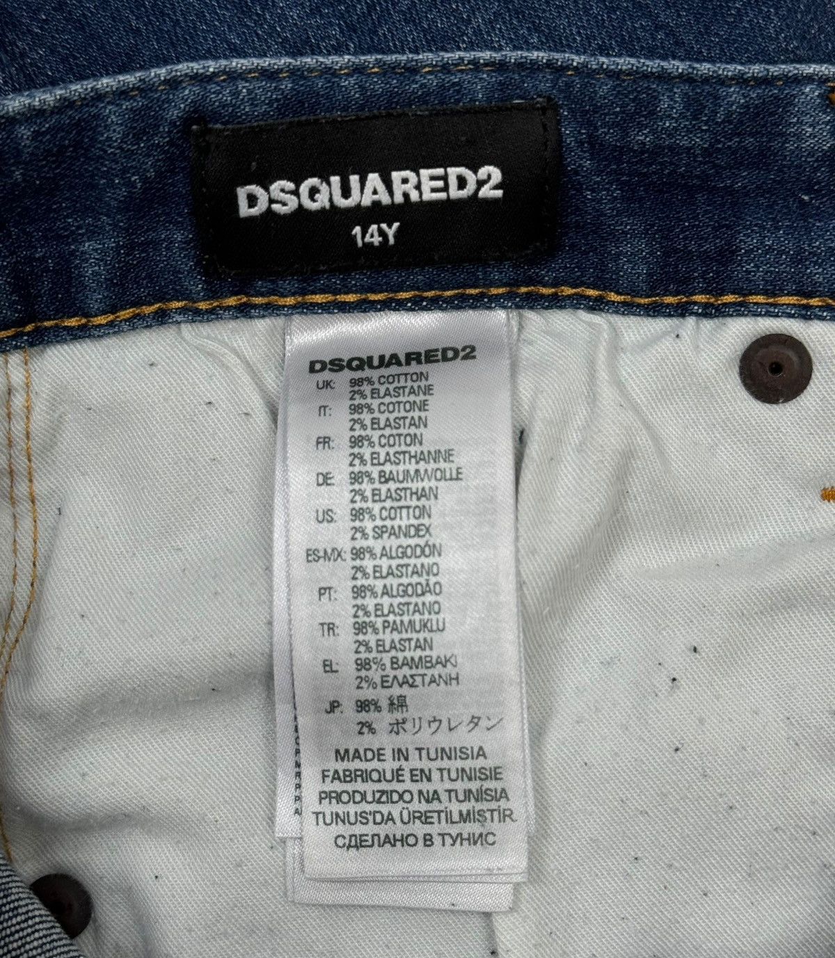 Dsquared2 Dsquared2 Slim Jeans Made In Italy size 14 years Size 26" / US 2 / IT 38 - 11 Thumbnail