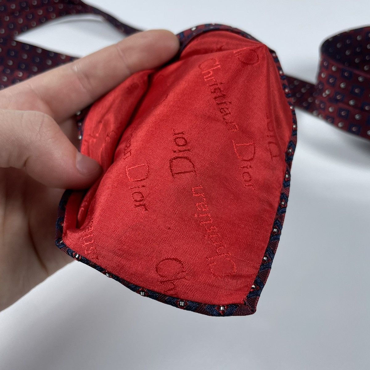 Christian Dior Monsieur Christian Dior Paris Silk Tie Size ONE SIZE - 7 Thumbnail