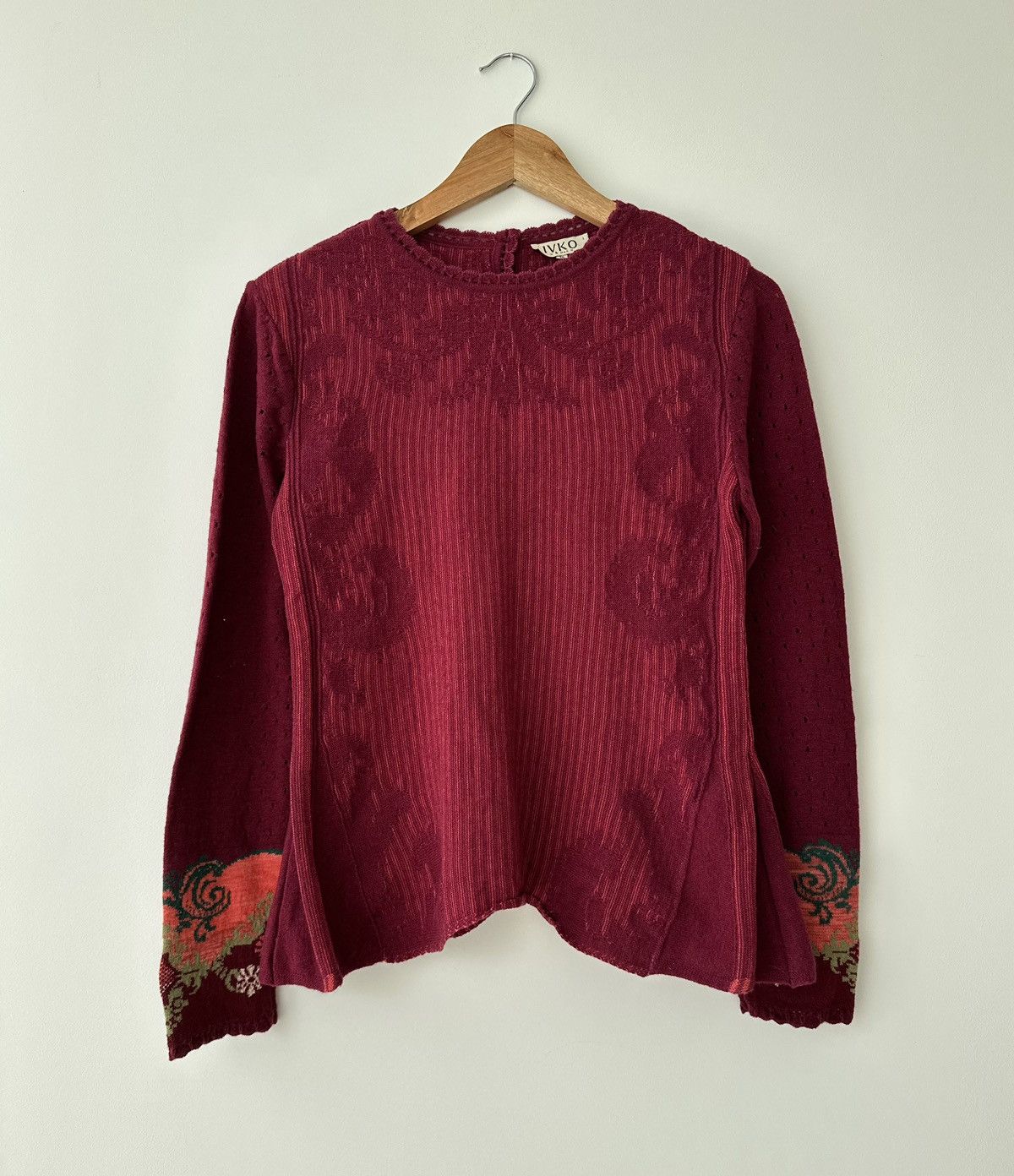 Other IVKO Women's Sweater Jumper 80% Wool 20% Linen Size 36 Size XS / US 0-2 / IT 36-38 - 1 Thumbnail
