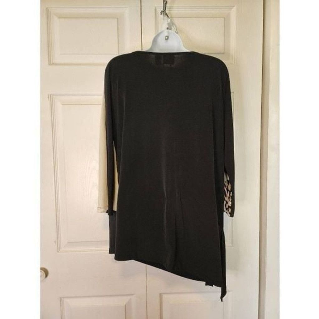 Chicos Chico's Animal Print Blouse Size L / US 10 / IT 46 - 3 Thumbnail
