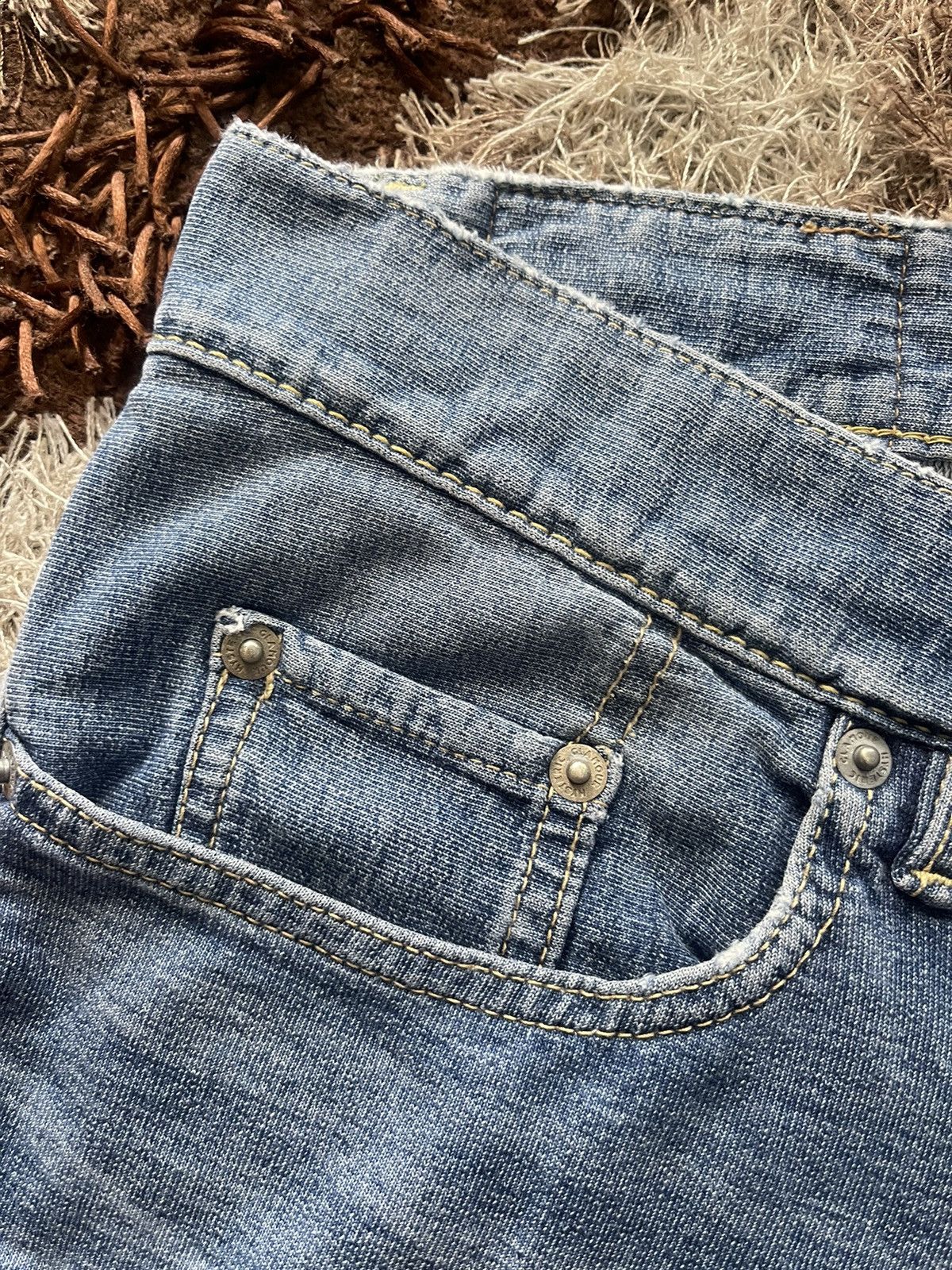 Hysteric Glamour × Japanese Brand VTG HYSTERIC GLAMOUR DETROIT MICHIGAN SHORT JEANS VERY RARE Size US 32 / EU 48 - 9 Thumbnail