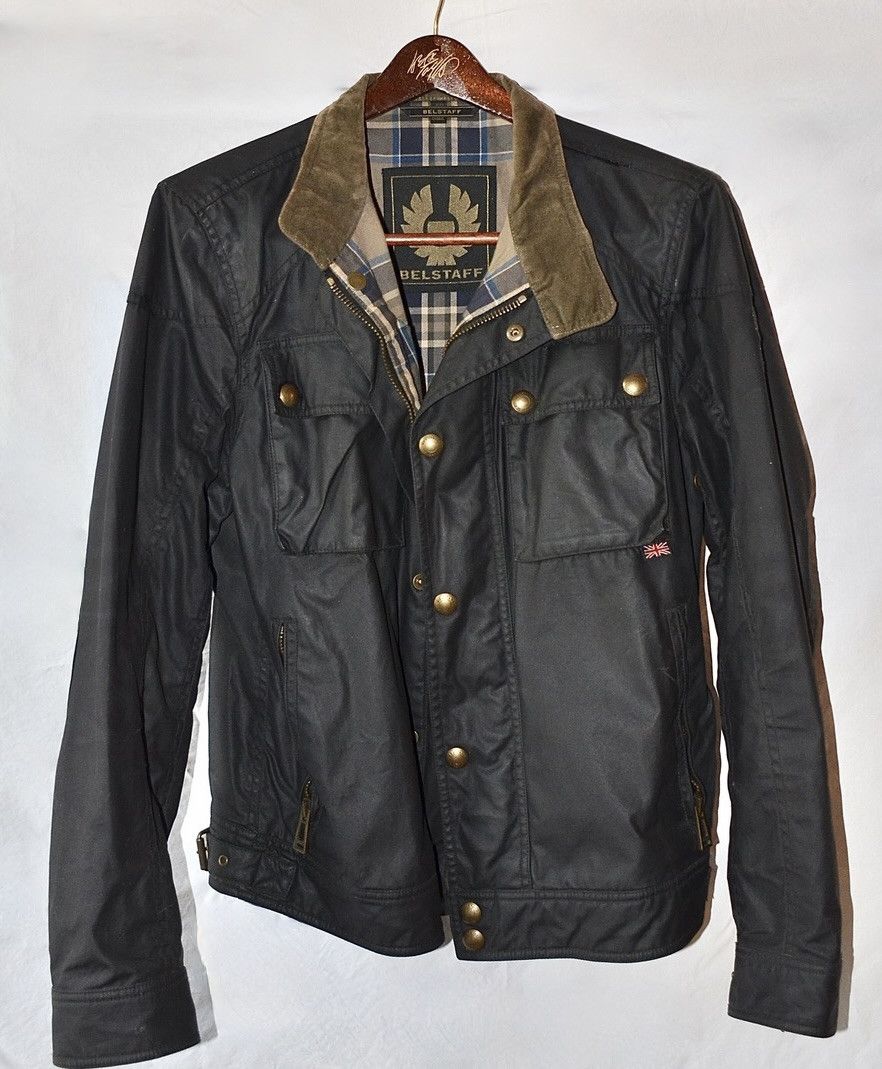 Belstaff Belstaff Roadmaster Waxed Jacket Black Size 48 (Fits Small) Size US M / EU 48-50 / 2 - 2 Thumbnail