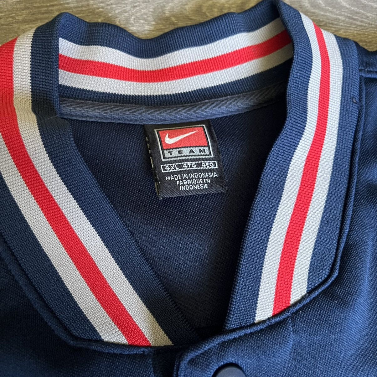 NBA × Nike × Vintage Vintage Nike New Jersey Nets Throwback Warm Up Jersey 1980 Size US XXL / EU 58 / 5 - 5 Thumbnail