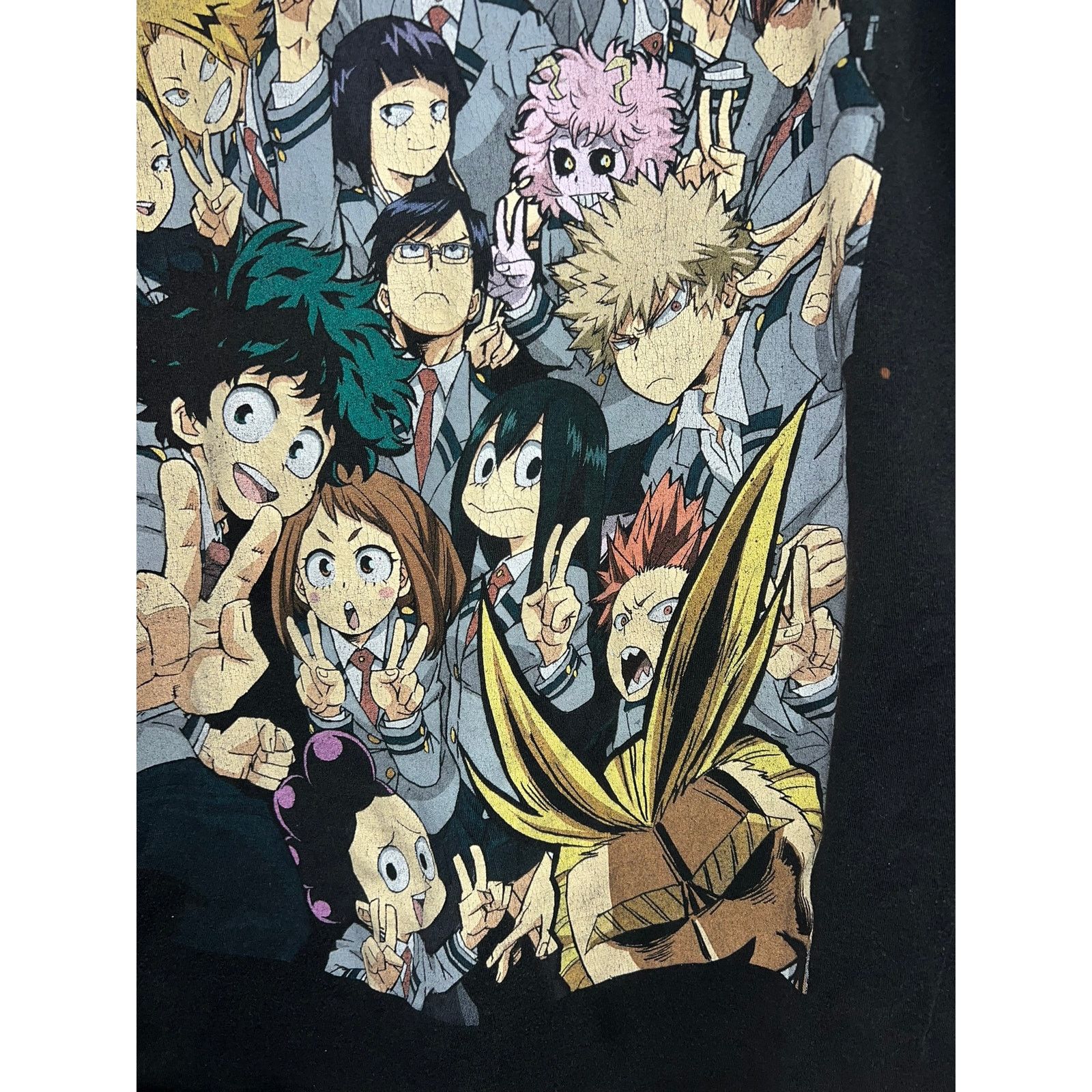 Vintage My Hero Academia Shirt Characters Graphic Black Anime Tee XL Size US XL / EU 56 / 4 - 2 Thumbnail