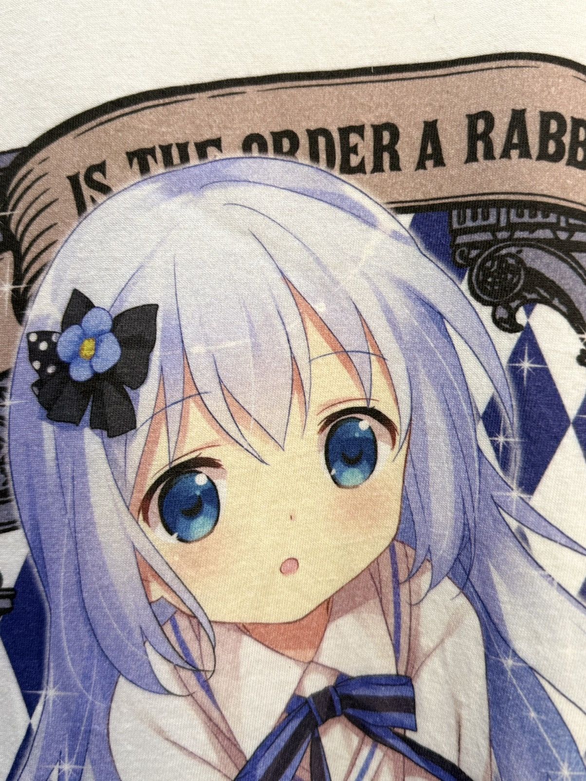 Anime Vintage y2k Anime Is the Order A Rabbit Chino Cospa Tee Size US M / EU 48-50 / 2 - 3 Thumbnail