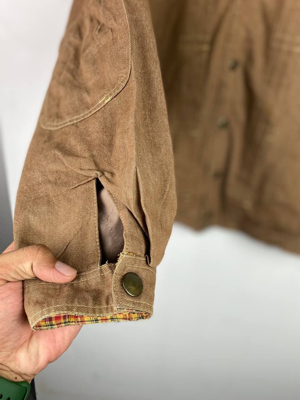 Japanese Brand vintage japanese brands denim jacket flannel lining Size US XXL / EU 58 / 5 - 4 Thumbnail