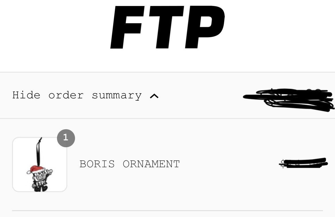 Fuck The Population FTP Boris Christmas ornament order confirmed Size ONE SIZE - 3 Thumbnail