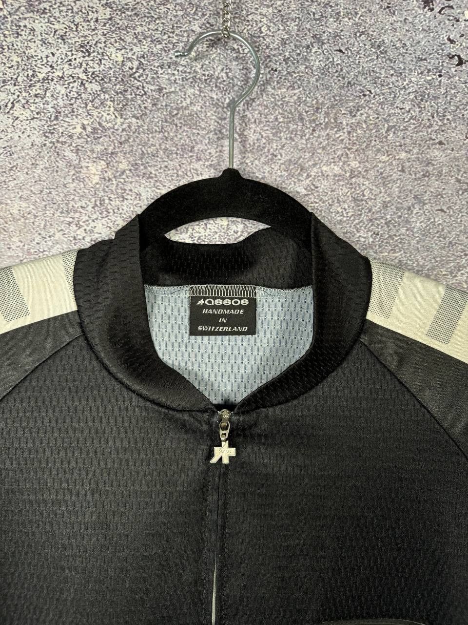 Vintage Vintage Assos of Switzerland black cycling jersey XL Size Size US XL / EU 56 / 4 - 7 Thumbnail