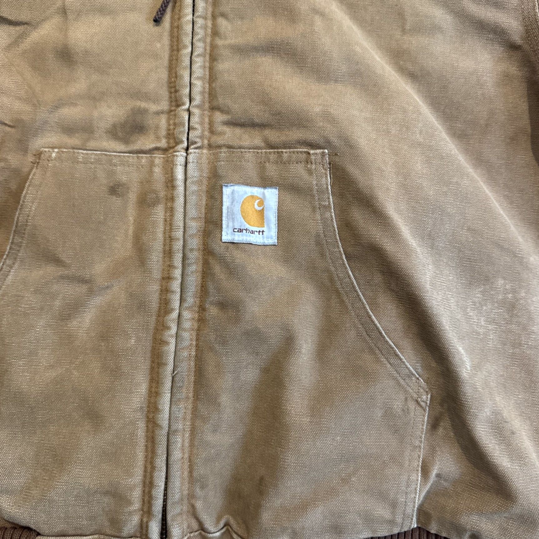 Carhartt VINTAGE Carhartt Jacket Full Zip Workwear Brown XL Men’s Size XL Bomber 00s Y2K J04 BRN Brown Size US XL / EU 56 / 4 - 6 Thumbnail