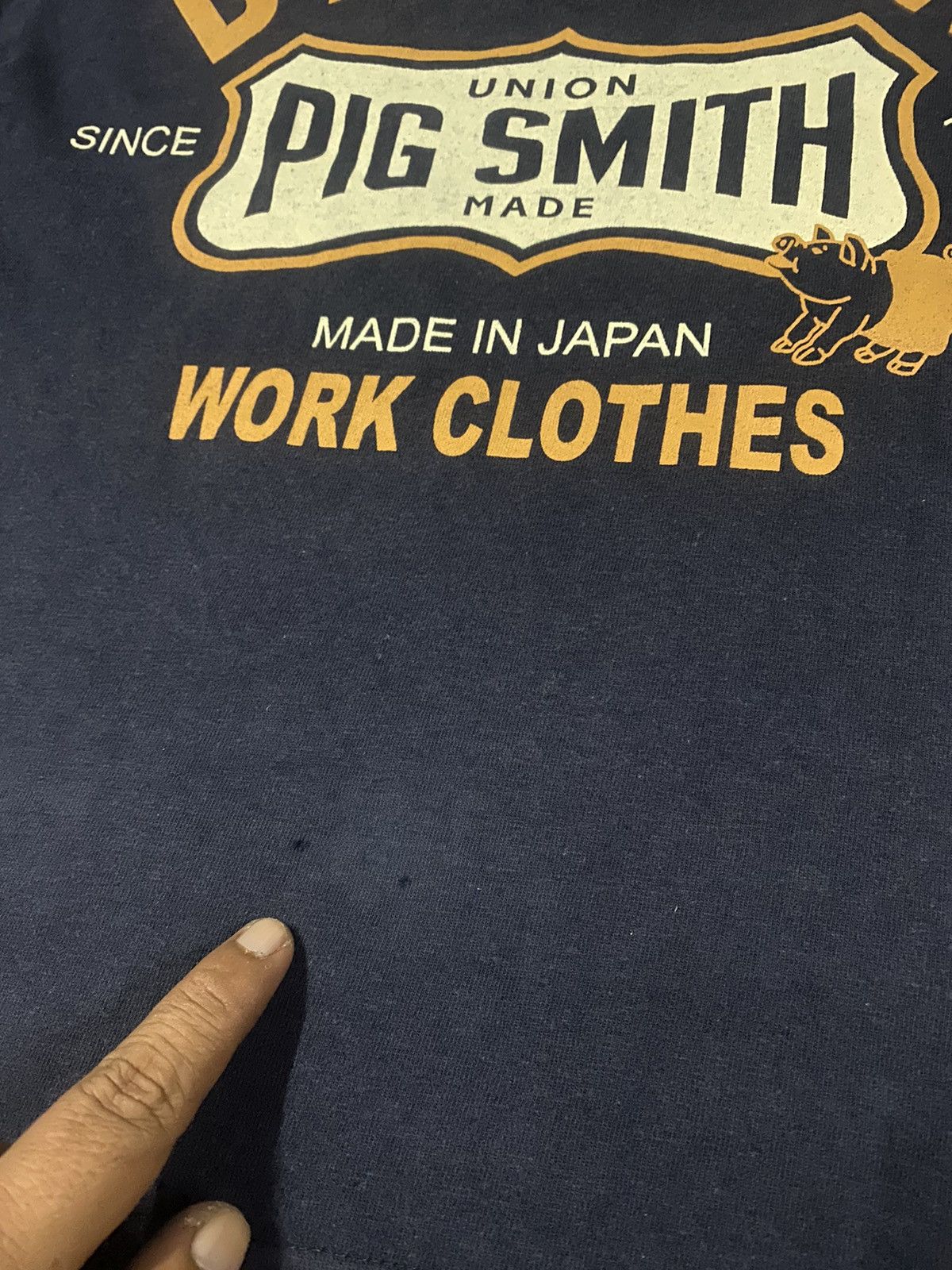 Iron Heart × Studio D'Artisan × Warehouse RARE DESIGN Studio D'artisan PIG SMITH UNION MADE WORK CLOTH Size US S / EU 44-46 / 1 - 6 Thumbnail