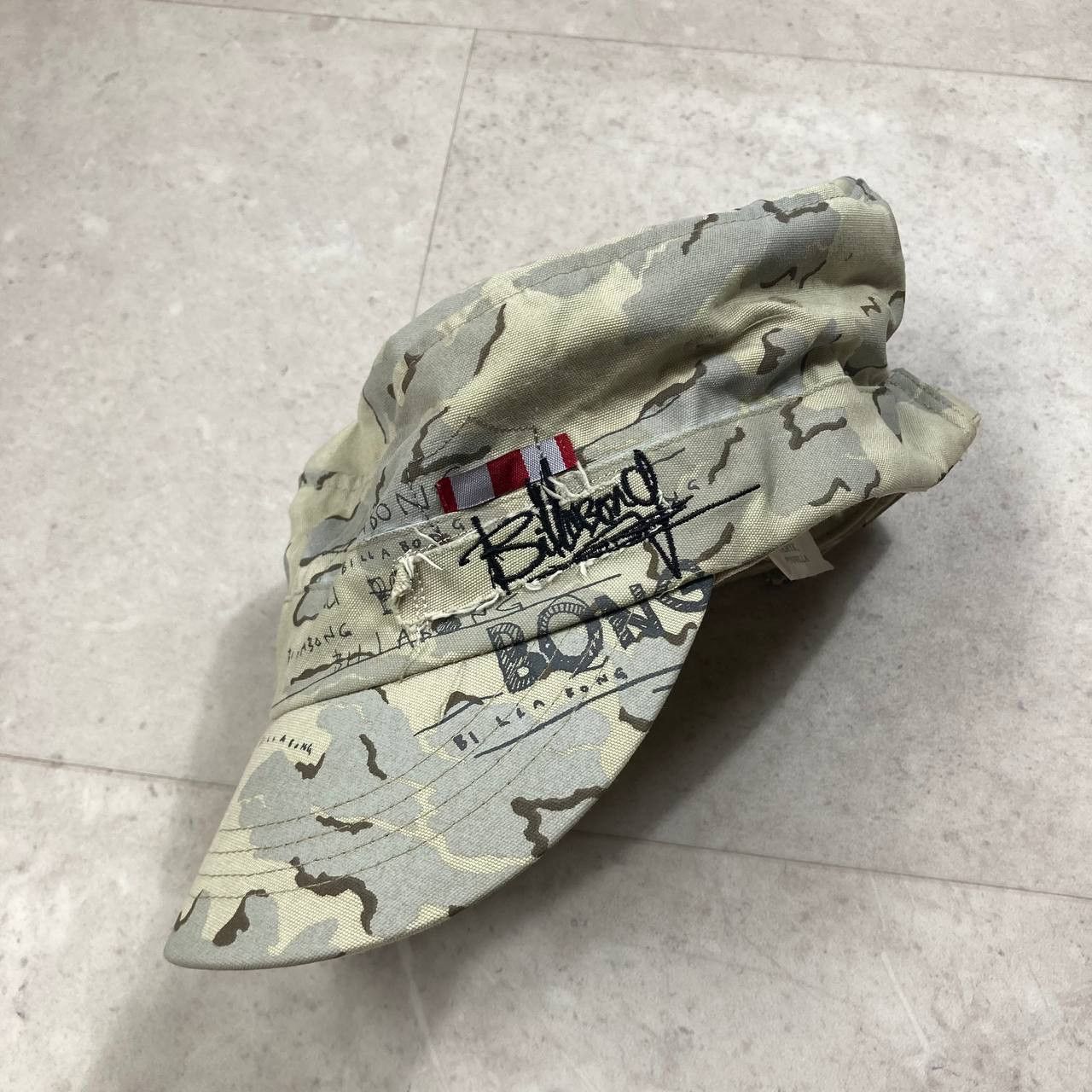 Billabong Vintage Billabong Surfboards Military Desert Camo Hat Size 26 - 1 Thumbnail