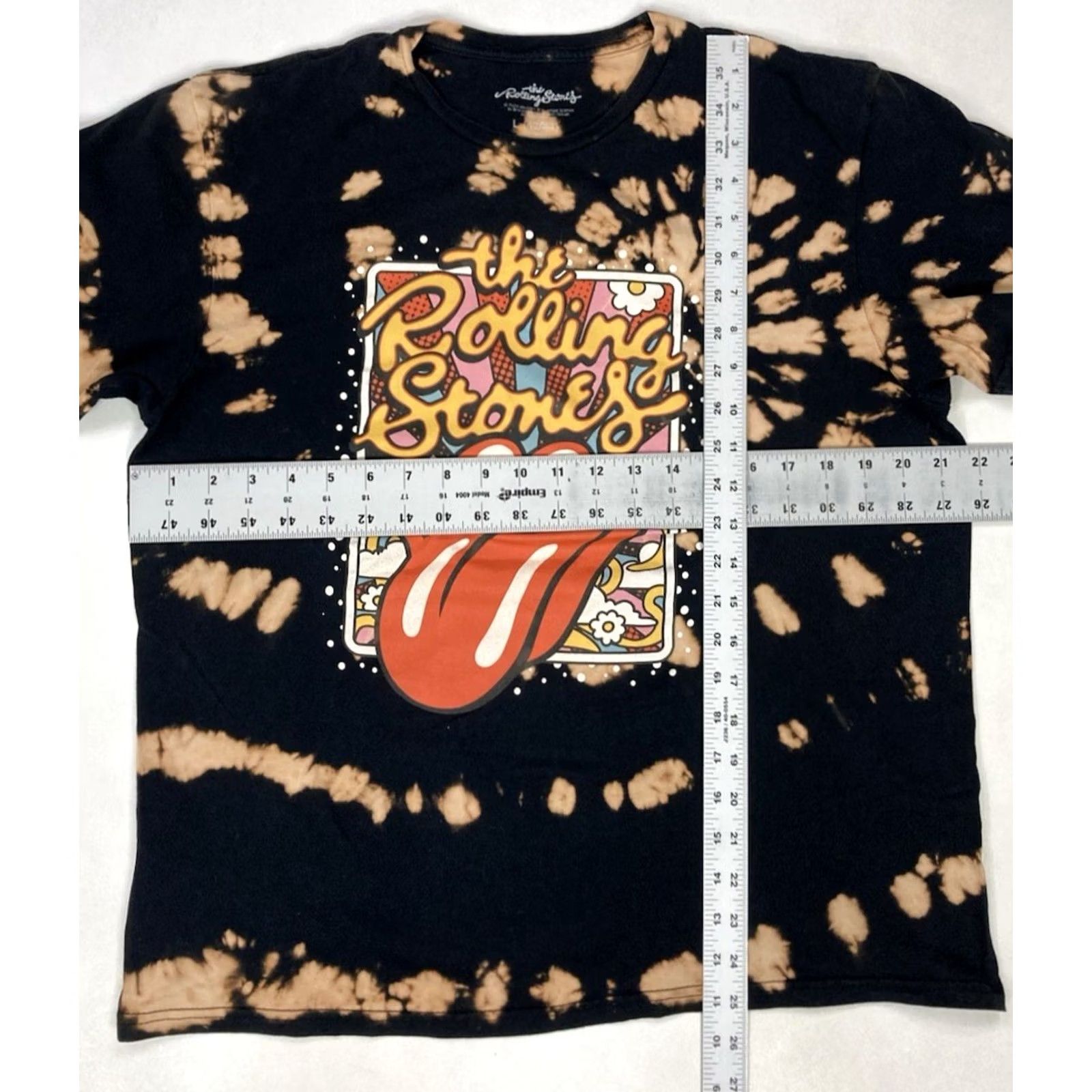 Vintage VINTAGE The Rolling Stones Graphic T-shirt Women Large Black Tie Dye Music Size L / US 10 / IT 46 - 5 Thumbnail