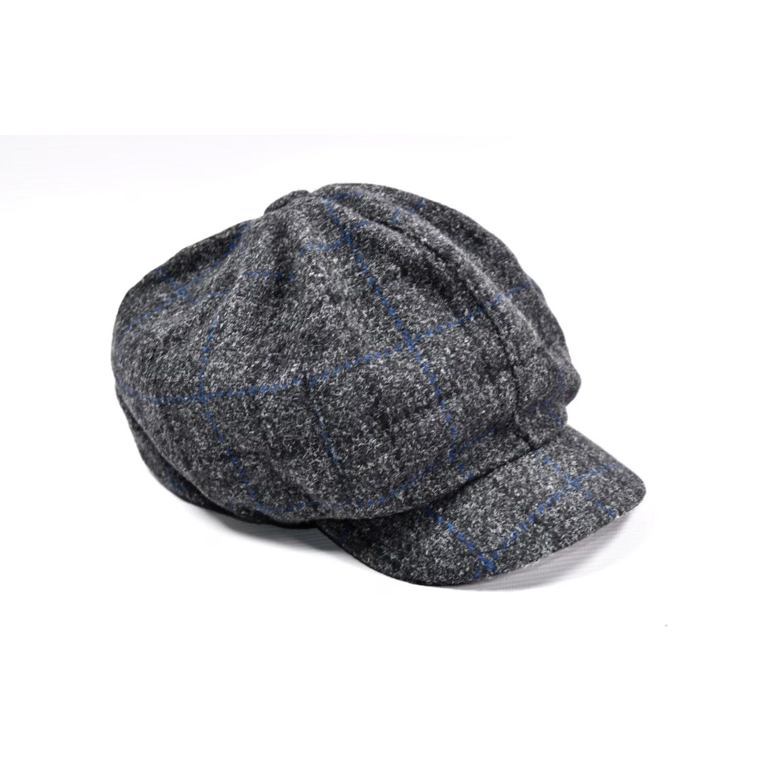 Vintage MrOber Newsboy Cap Gray Wool Tweed Fleece Lined 58 Mens Ukraine Handmade Cap Made in Ukraine Cap Newsboy Wool Tweed Cap Size US XXL / EU 58 / 5 - 3 Thumbnail
