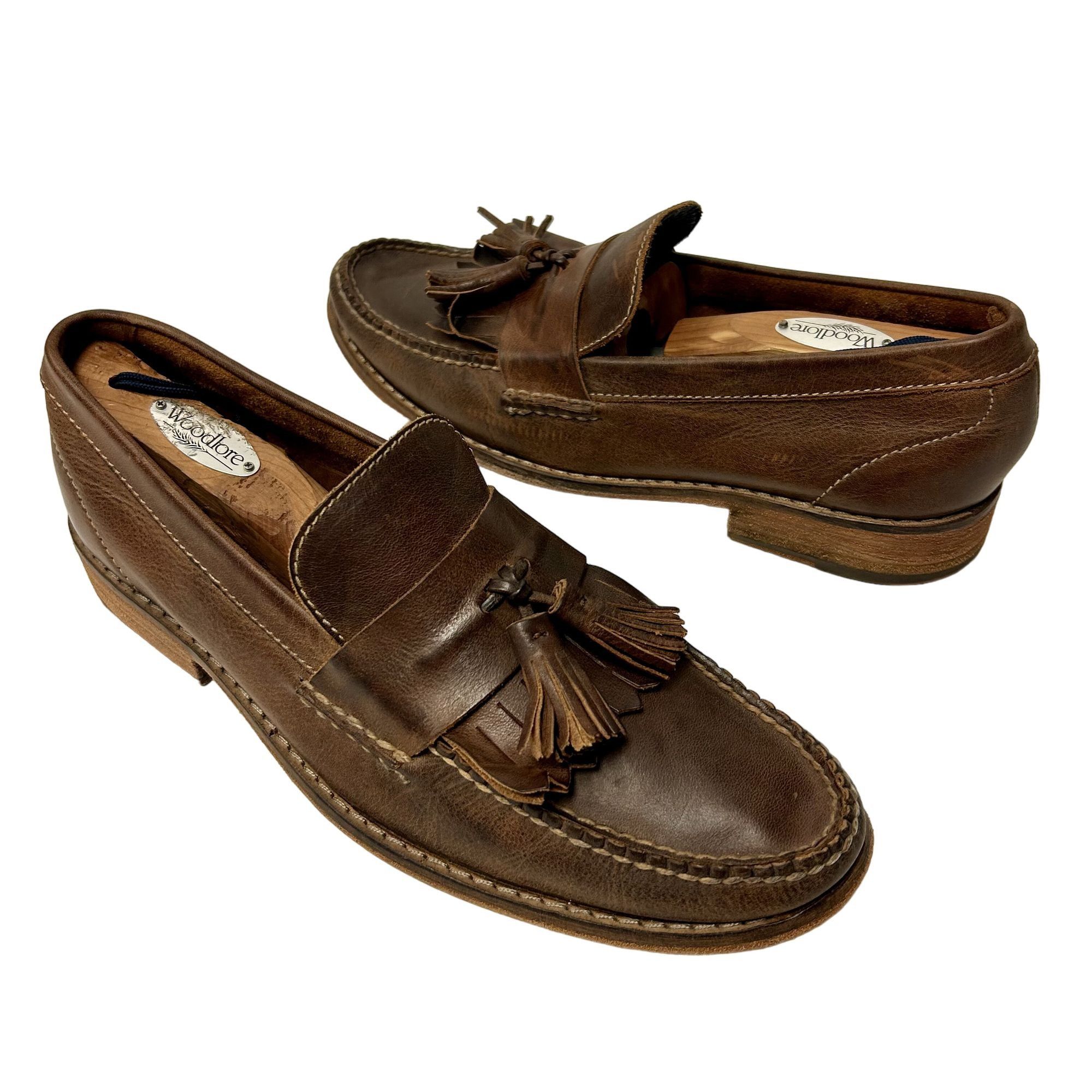 Cole Haan Cole Haan Oiled Leather Casual DRESS Shoe KILTIE Tassel Shoe Size US 9 / EU 42 - 4 Thumbnail